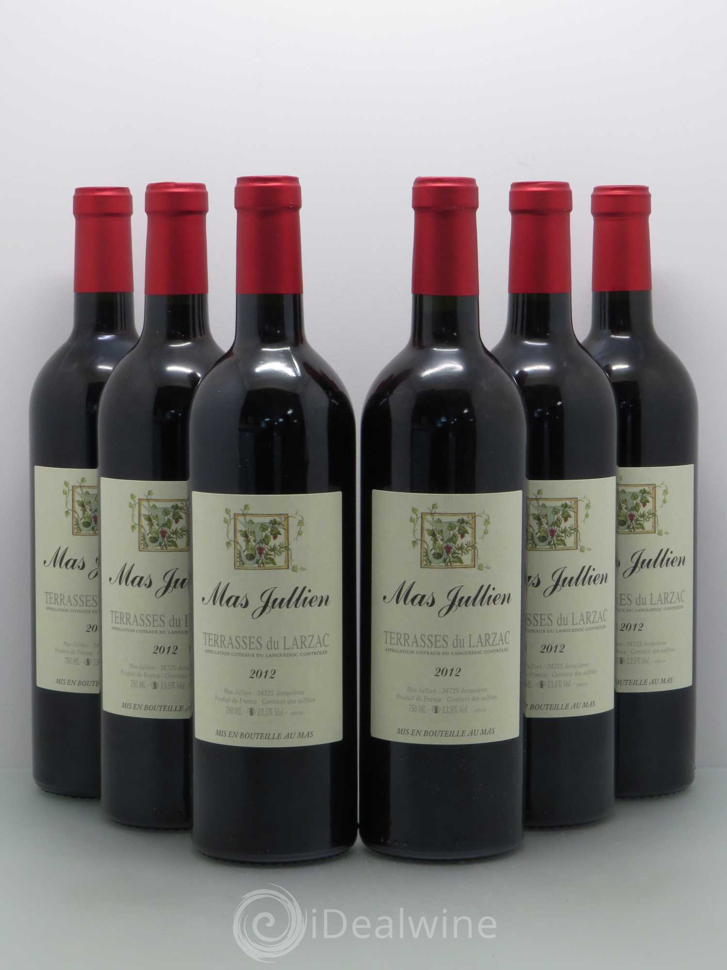 Terrasses du Larzac Mas Jullien Olivier Jullien 2012 - Lot de 6 bouteilles - 0