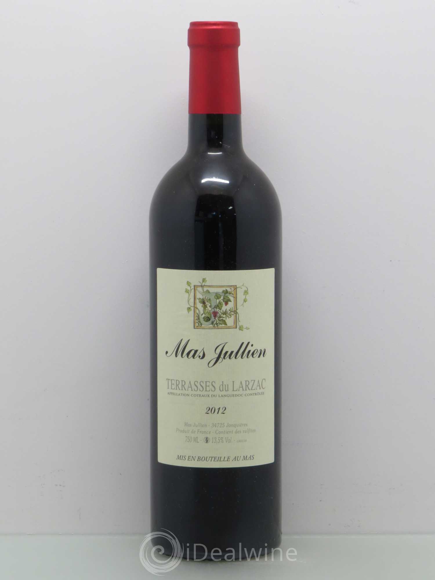 Terrasses du Larzac Mas Jullien Olivier Jullien 2012 - Lot de 1 bouteille - 0