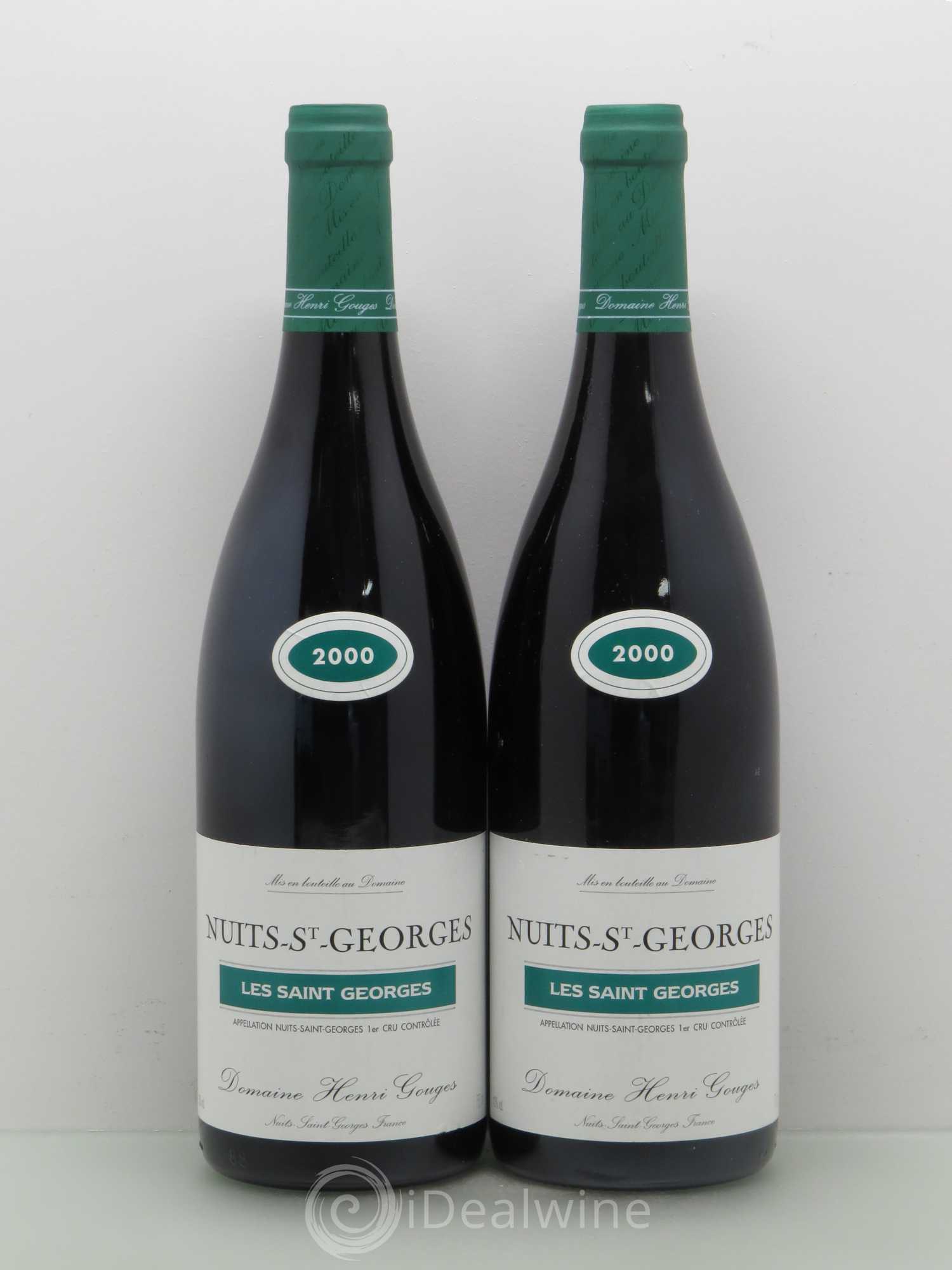 Nuits-Saint-Georges 1er Cru Les Saints Georges Henri Gouges 2000 - Lot de 2 bouteilles - 0