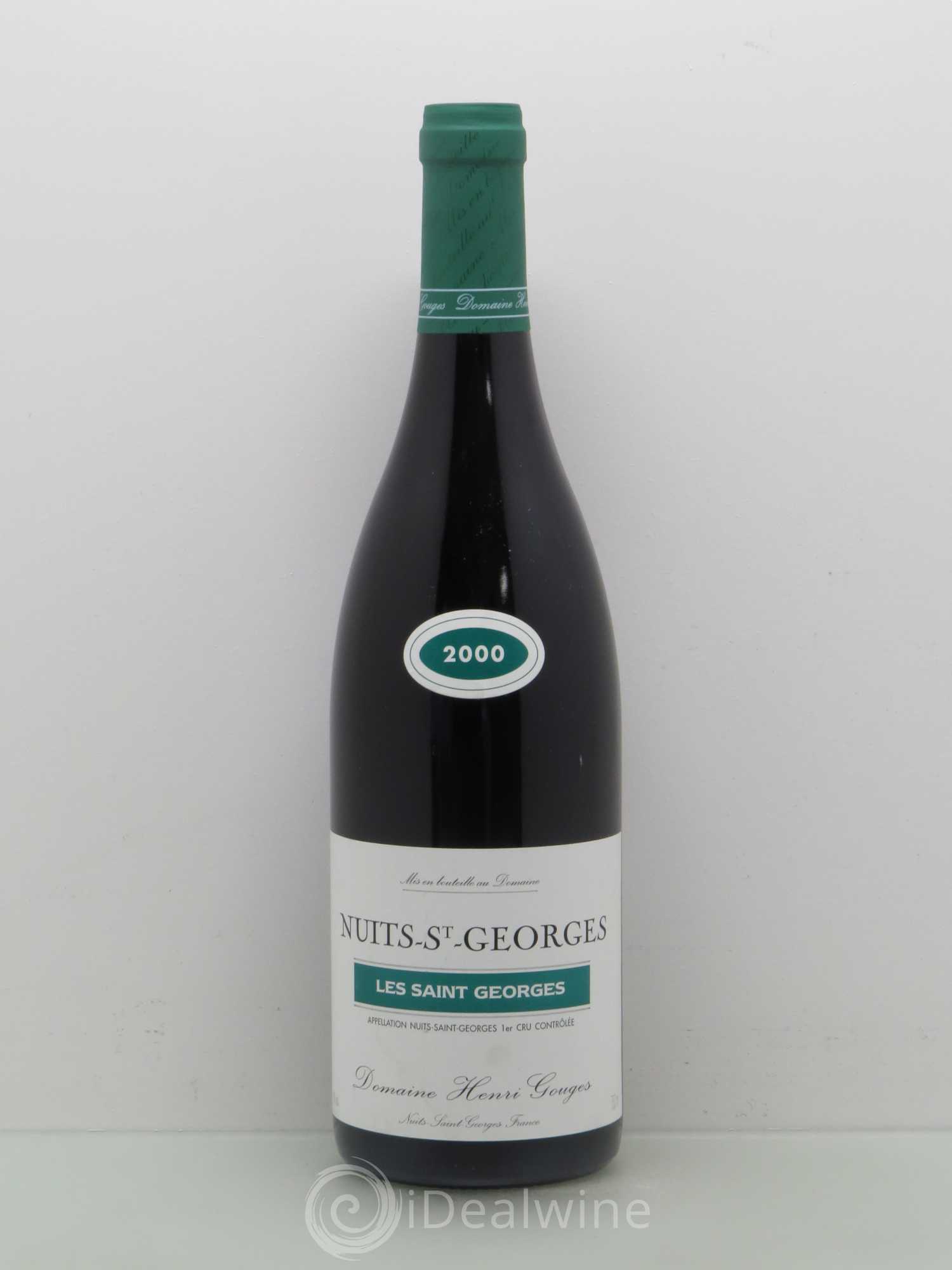 Nuits-Saint-Georges 1er Cru Les Saints Georges Henri Gouges 2000 - Lot de 1 bouteille - 0