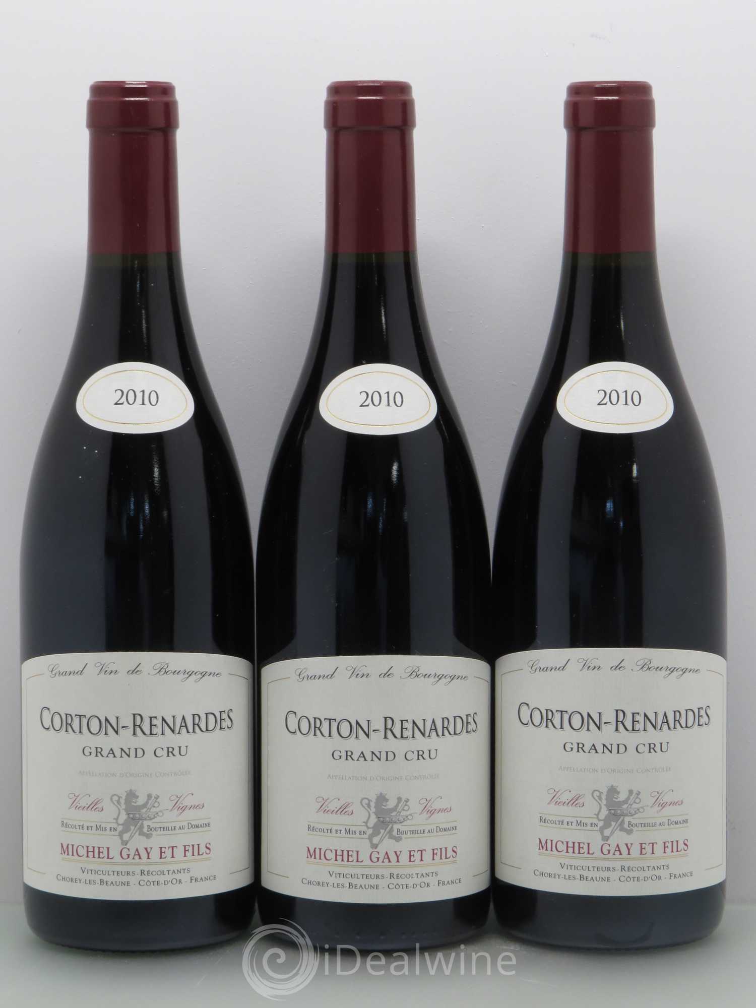 Corton Grand Cru Renardes Michel Gay Vieilles vignes 2010 - Posten von 3 Flaschen - 0