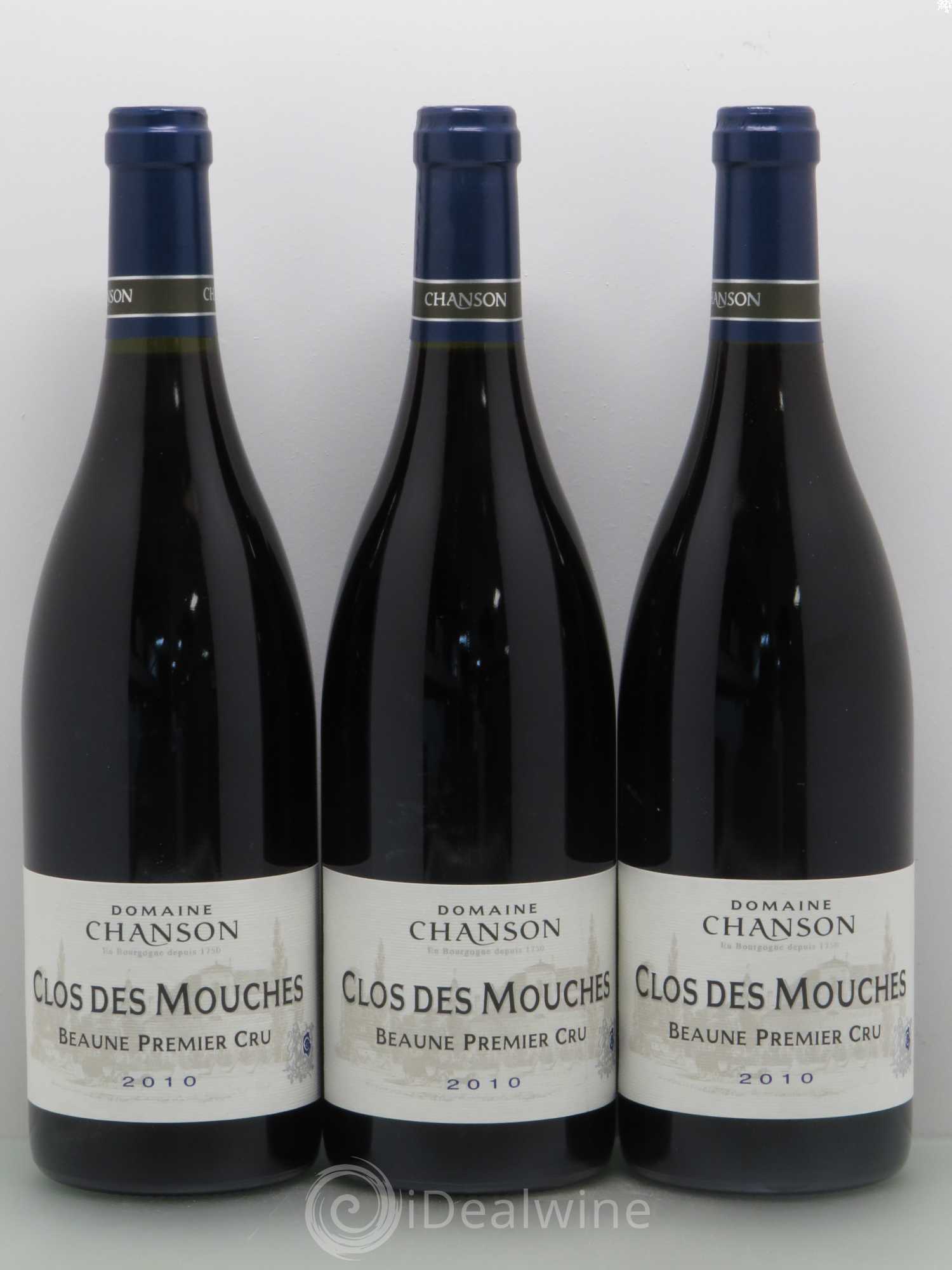 Beaune 1er Cru Clos Des Mouches Chanson 2010 - Posten von 3 Flaschen - 0