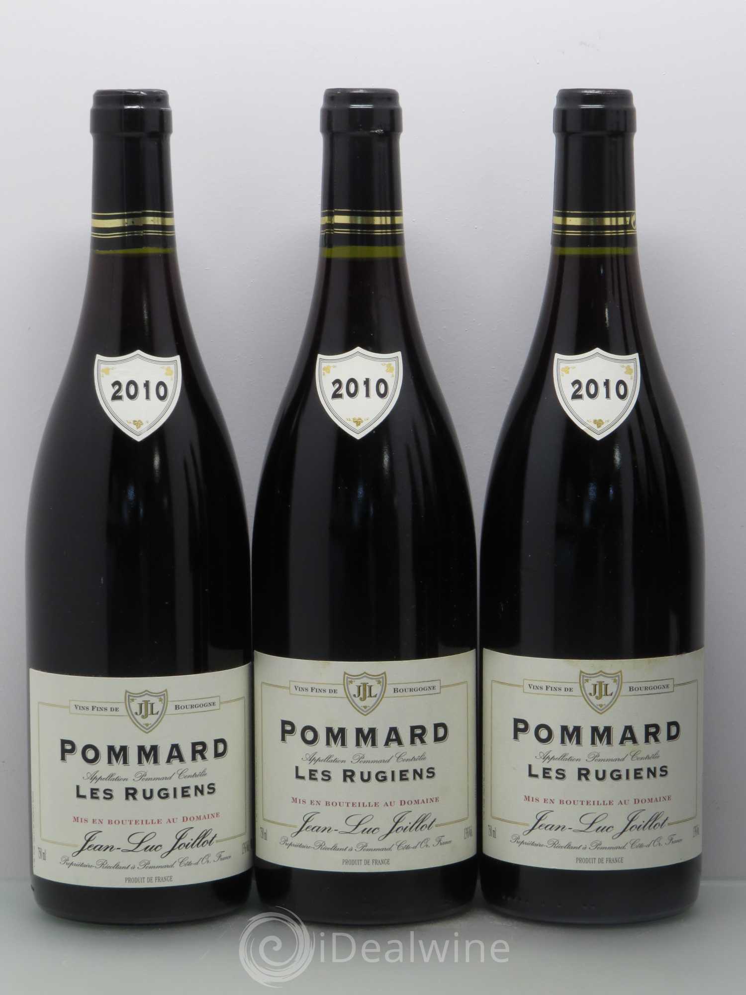 Pommard 1er Cru Les Rugiens Joillot 2010 - Lot de 6 bouteilles - 1