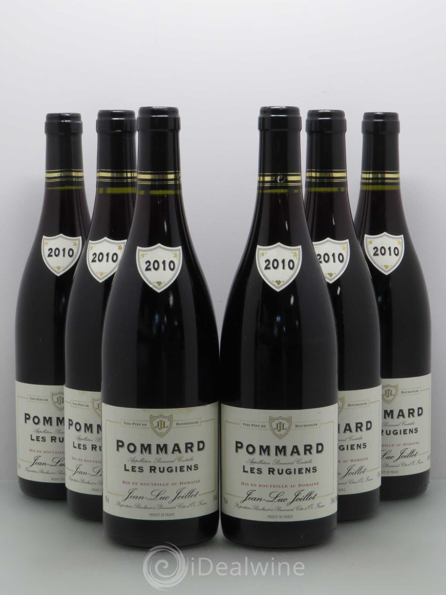 Pommard 1er Cru Les Rugiens Joillot 2010 - Lot de 6 bouteilles - 0