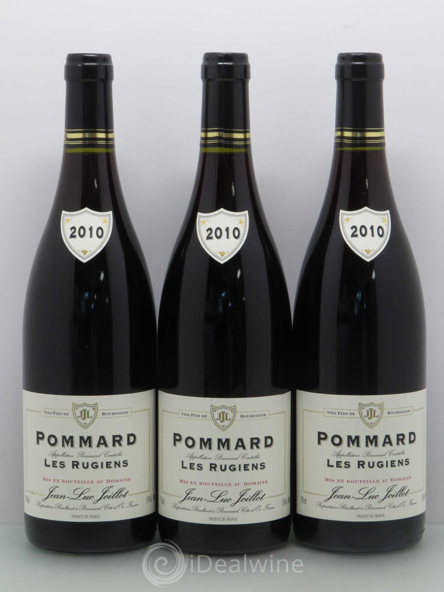 Pommard 1er Cru Les Rugiens Joillot 2010 - Lot de 3 bouteilles - 0