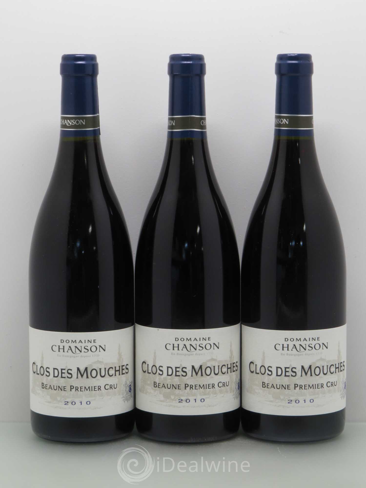 Beaune 1er Cru Clos Des Mouches Chanson 2010 - Posten von 6 Flaschen - 2