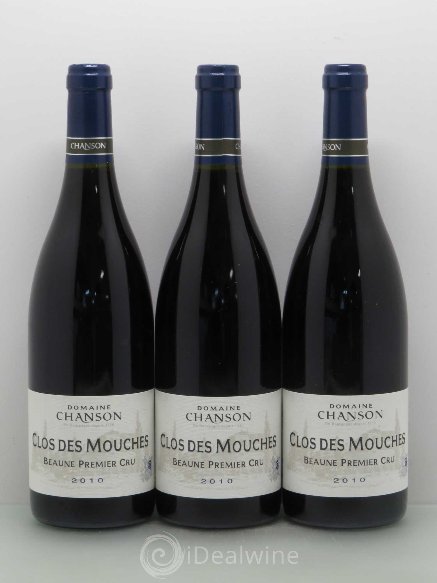 Beaune 1er Cru Clos Des Mouches Chanson 2010 - Posten von 3 Flaschen - 0