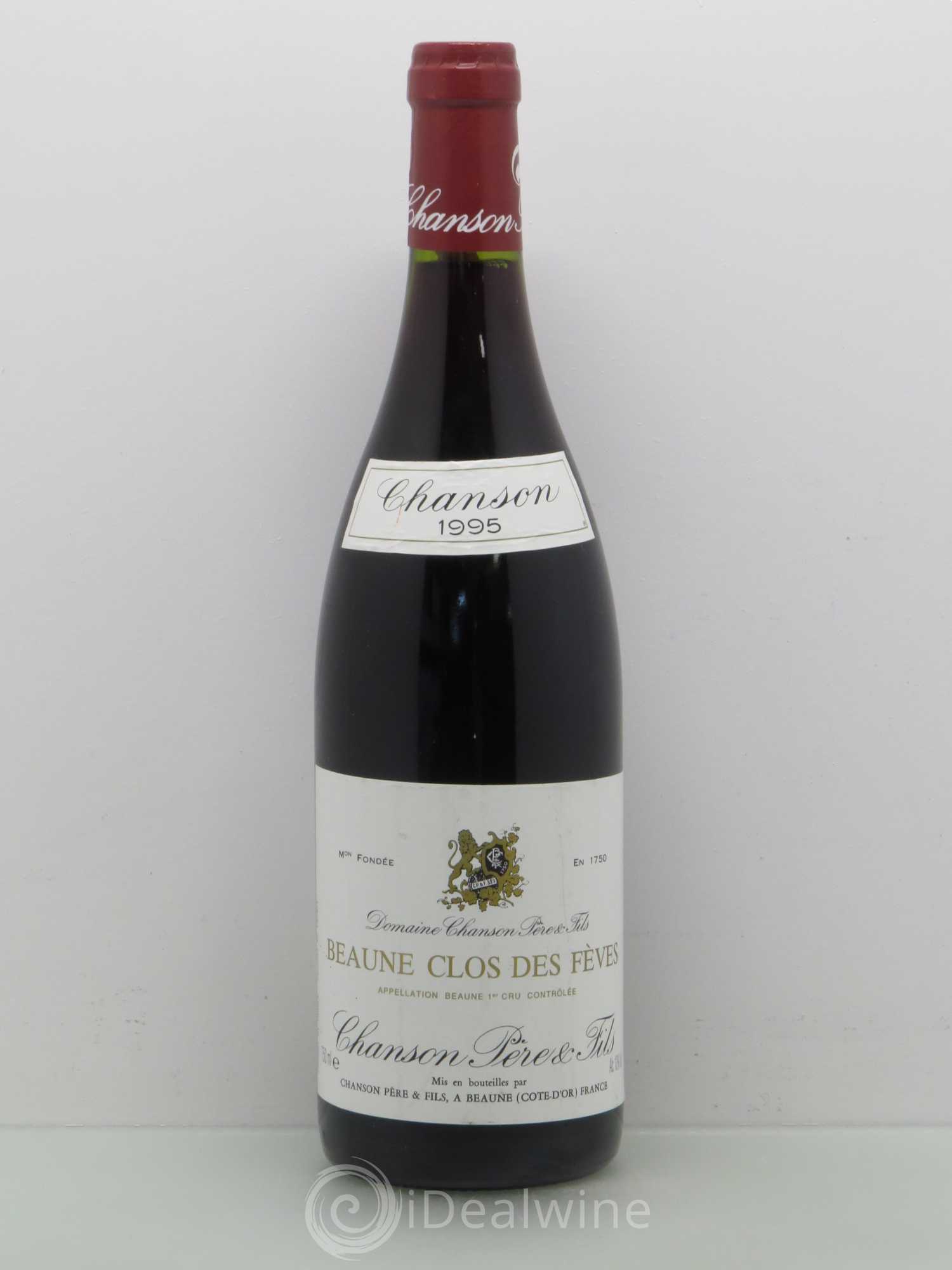 Beaune 1er Cru Clos Des Feves Chanson 1995 - Posten von 1 Flasche - 0