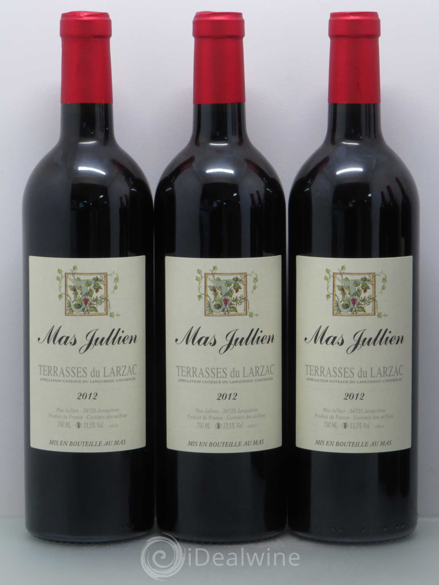 Terrasses du Larzac Mas Jullien Olivier Jullien 2012 - Lot de 6 bouteilles - 1
