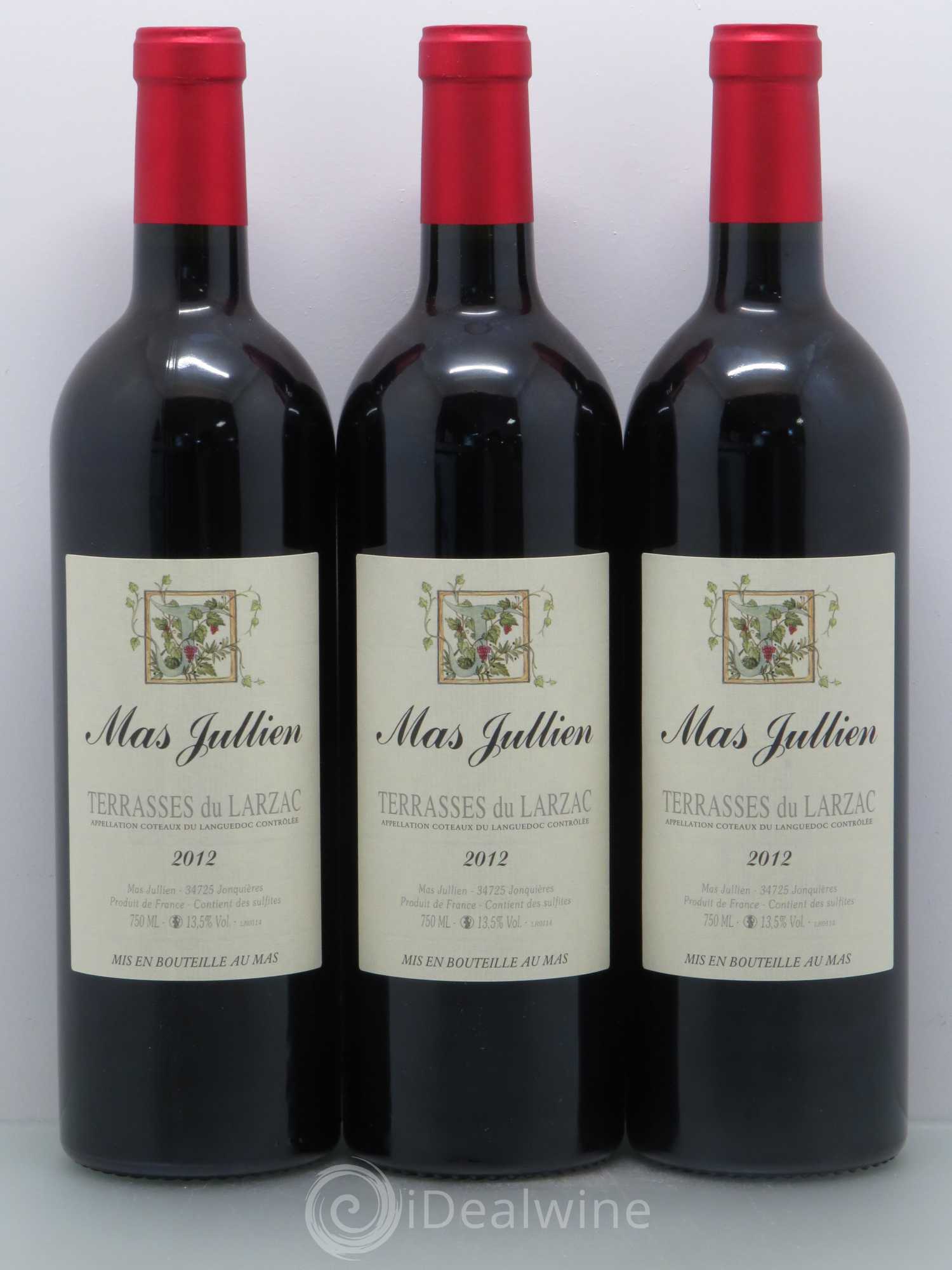 Terrasses du Larzac Mas Jullien Olivier Jullien 2012 - Lot de 6 bouteilles - 2