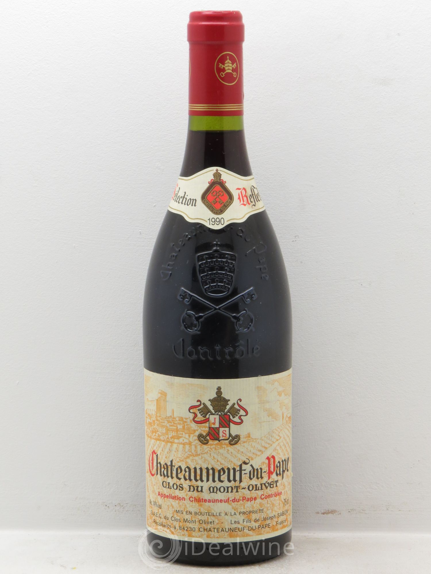 Châteauneuf-du-Pape Clos du Mont-Olivet 1990 - Lot de 1 bouteille - 0