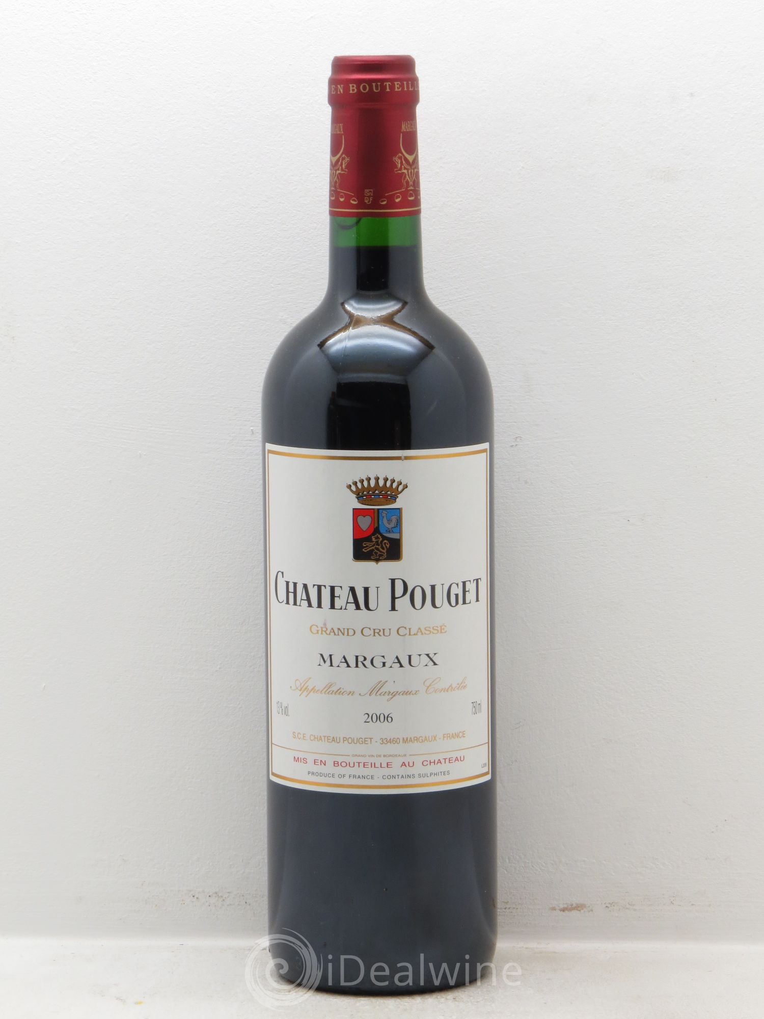 Château Pouget 4ème Grand Cru Classé 2006 - Lot de 1 bouteille - 0