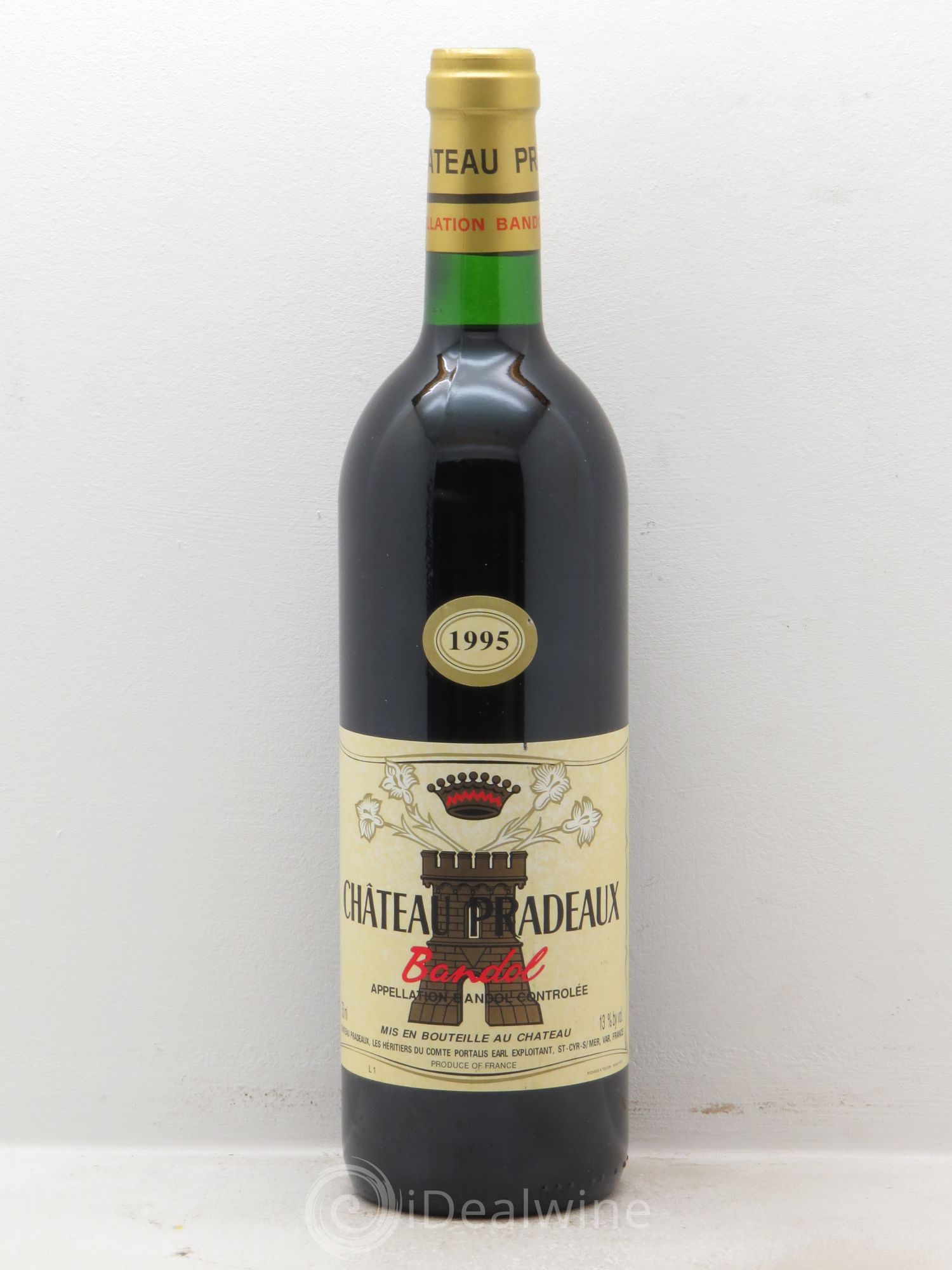 Bandol Château Pradeaux Famille Portalis 1995 - Lot de 6 bouteilles - 0