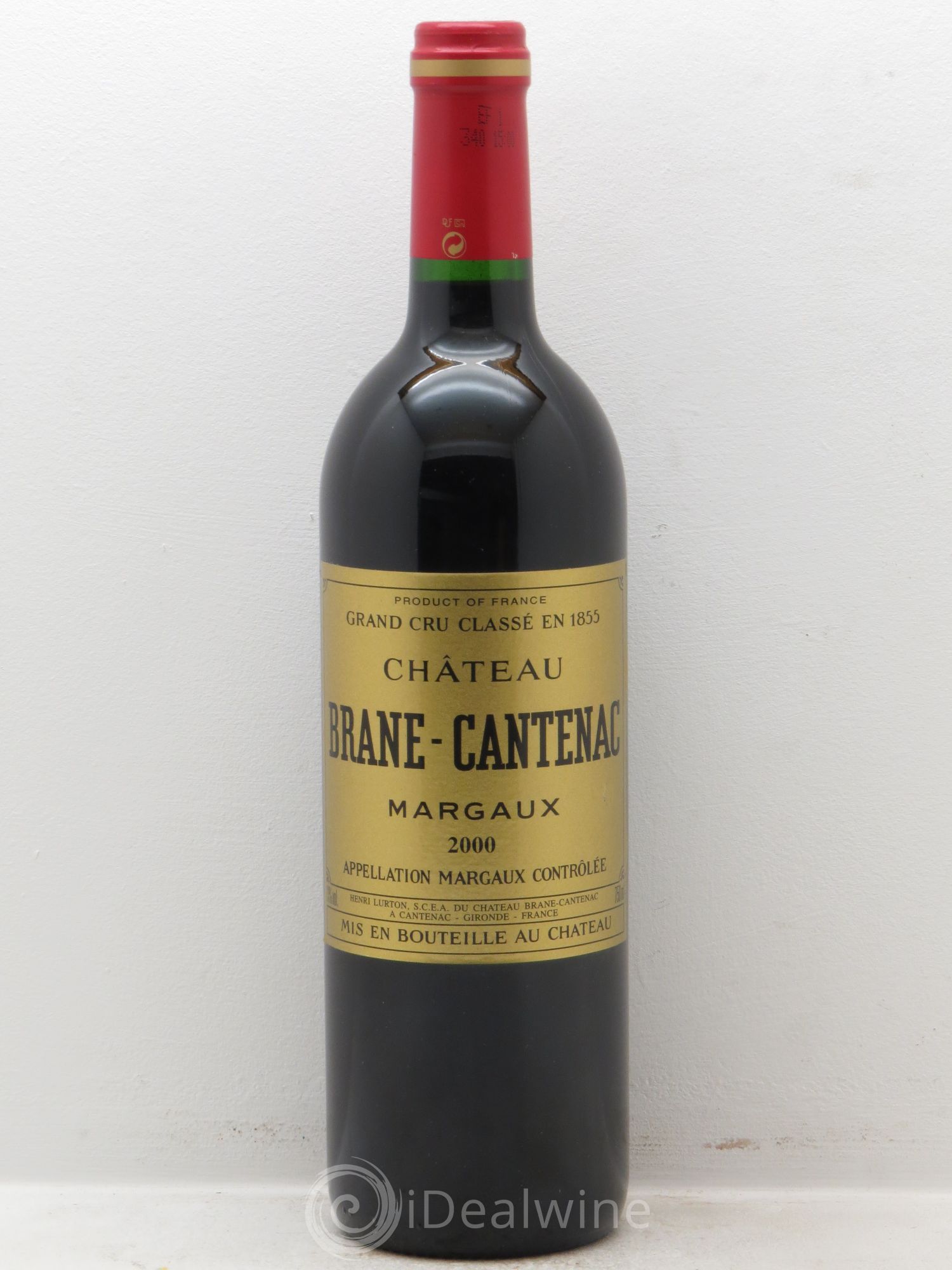 Château Brane Cantenac 2ème Grand Cru Classé 2000 - Lot de 1 bouteille - 0