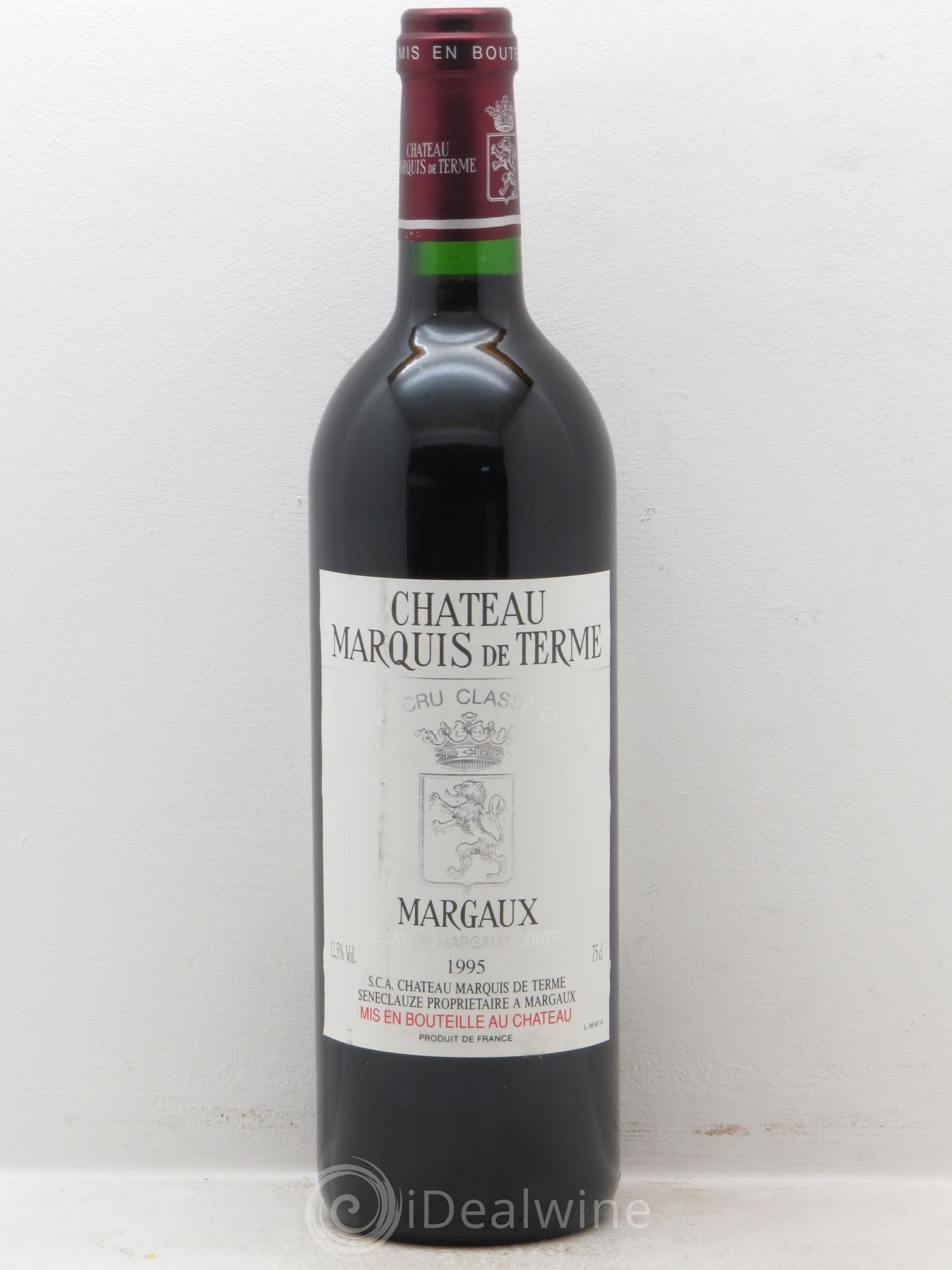 Château Marquis de Terme 4ème Grand Cru Classé 1995 - Lot de 6 bouteilles - 0