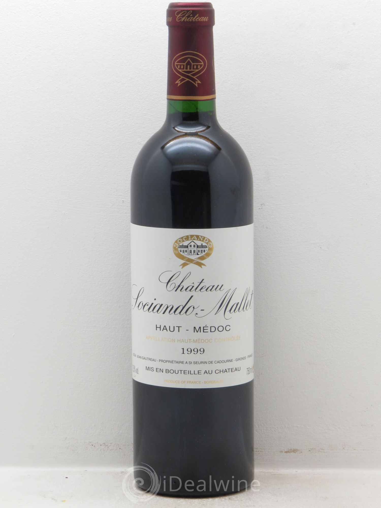 Château Sociando Mallet 1999 - Lot de 6 bouteilles - 0