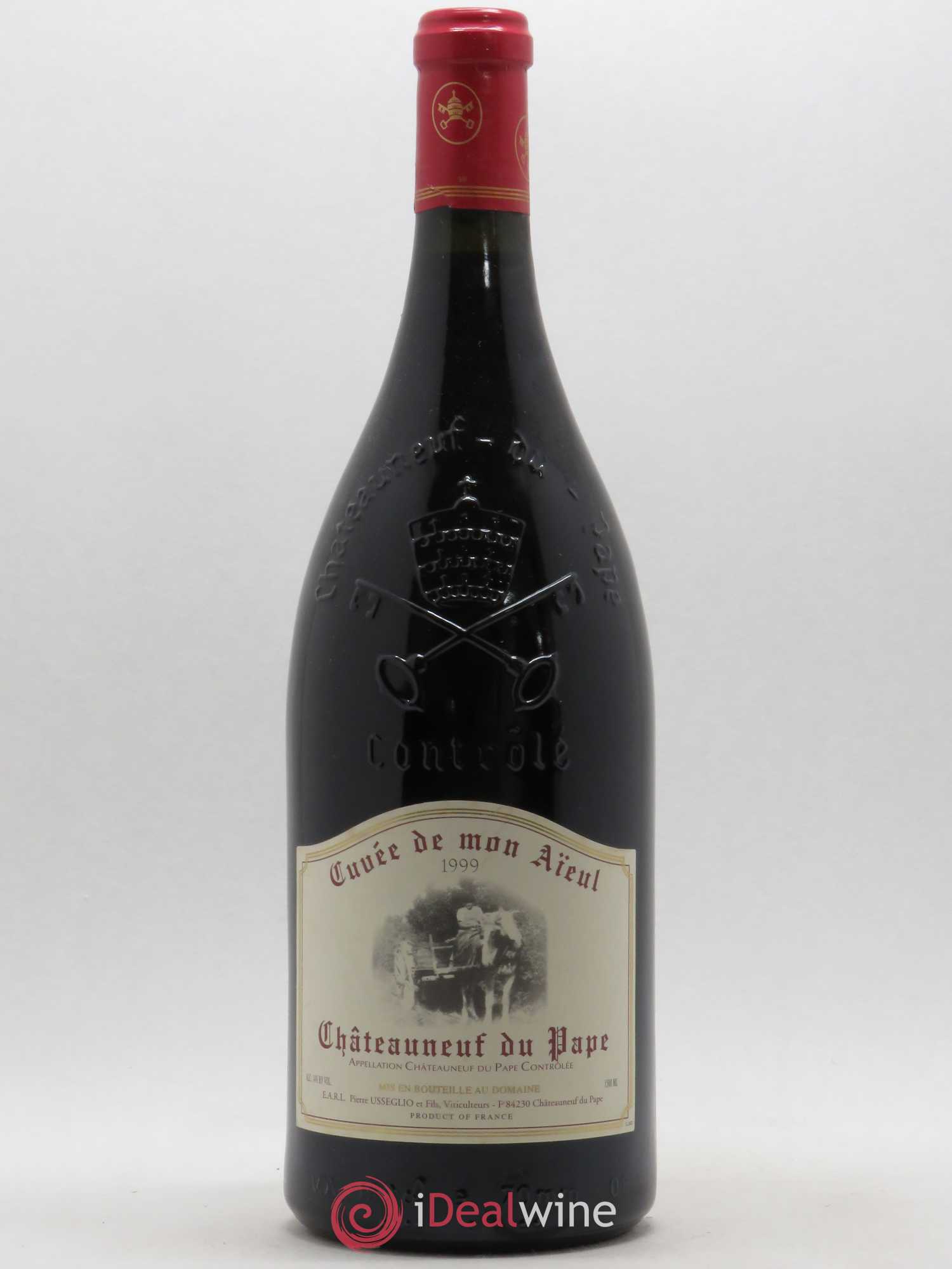 Châteauneuf-du-Pape Cuvée de mon Aïeul Pierre Usseglio & Fils 1999 - Lot de 1 magnum - 0