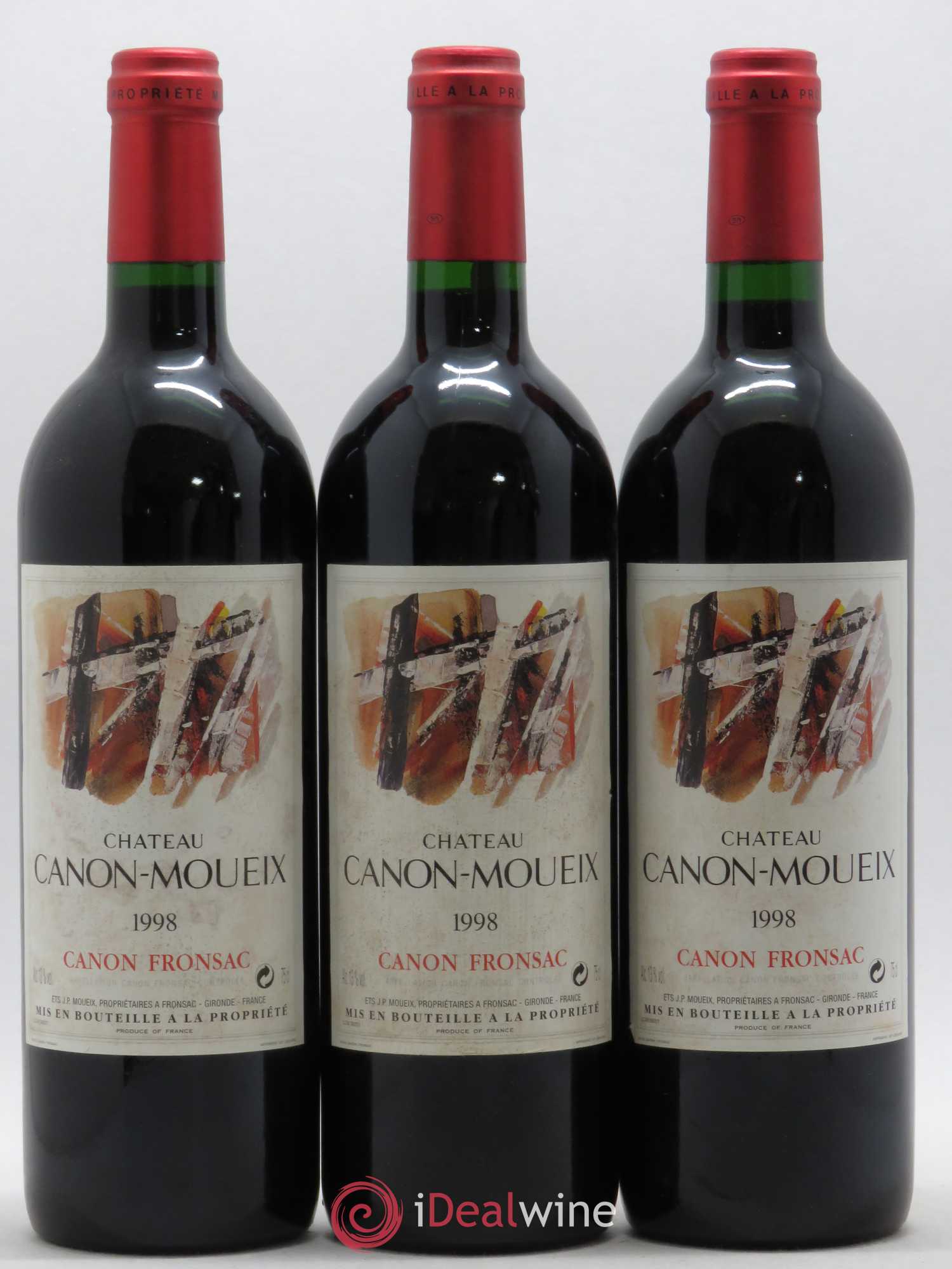 Canon-Fronsac Château Canon-Moueix 1998 - Posten von 6 Flaschen - 2