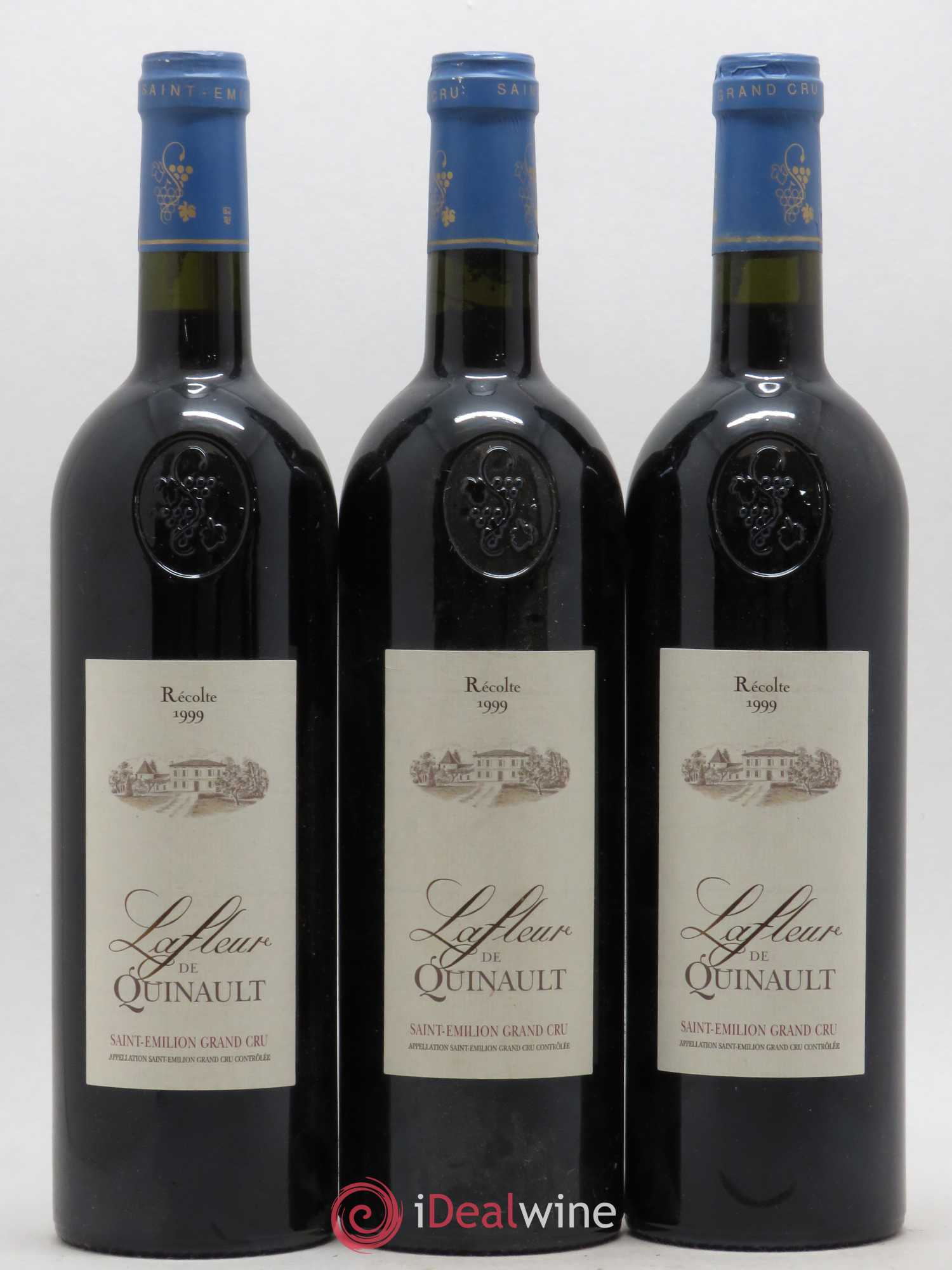 Saint-Émilion Grand Cru La Fleur de Quinault 1999 - Posten von 12 Flaschen - 2