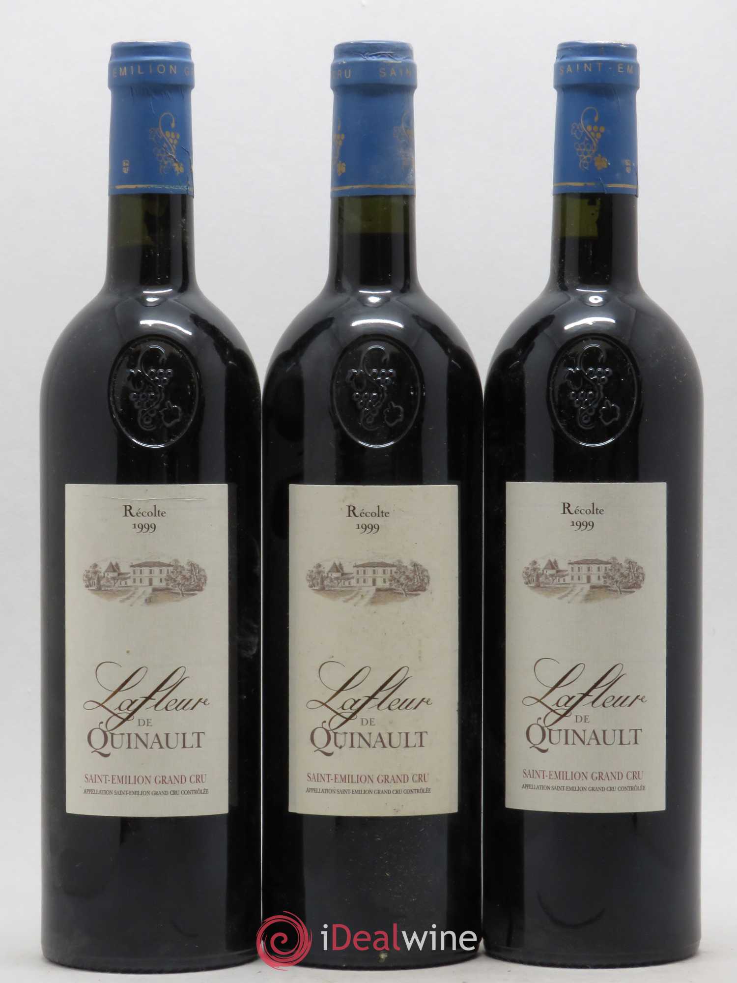 Saint-Émilion Grand Cru La Fleur de Quinault 1999 - Posten von 12 Flaschen - 3