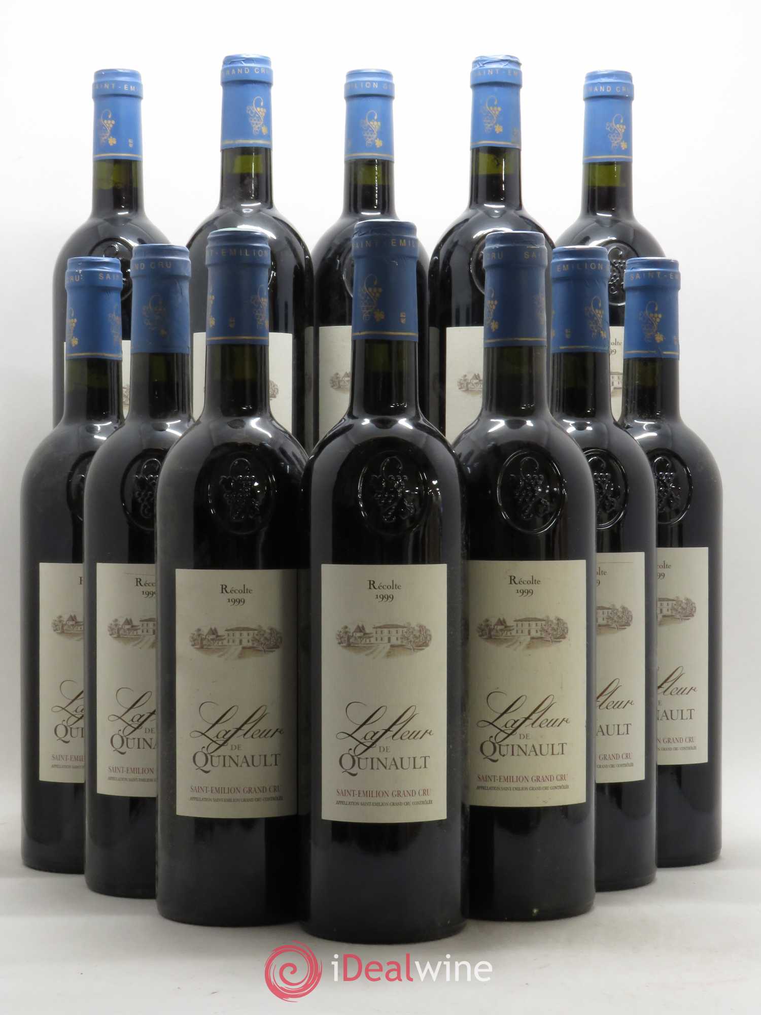 Saint-Émilion Grand Cru La Fleur de Quinault 1999 - Posten von 12 Flaschen - 0