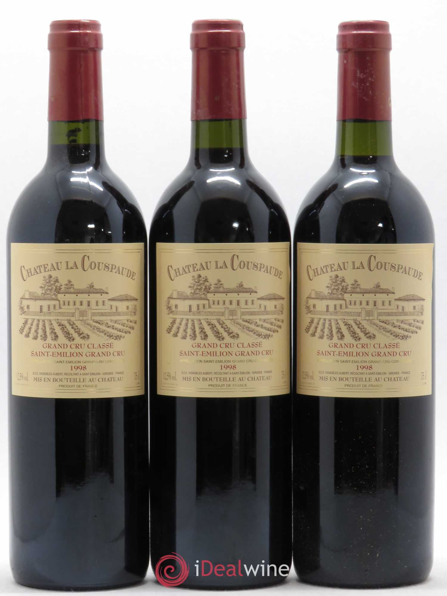 Château la Couspaude Grand Cru Classé 1998 - Lot de 12 bouteilles - 2