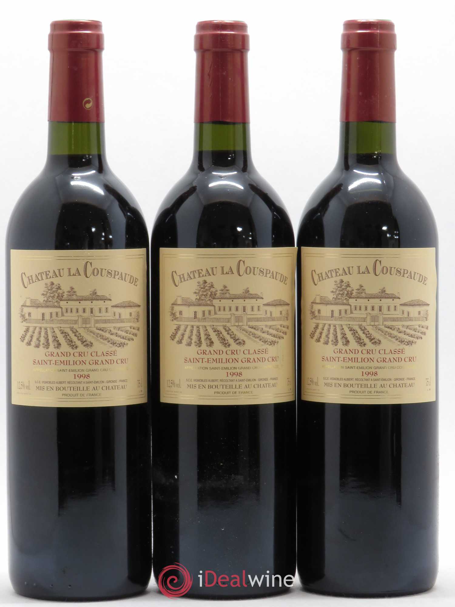 Château la Couspaude Grand Cru Classé 1998 - Lot de 12 bouteilles - 4