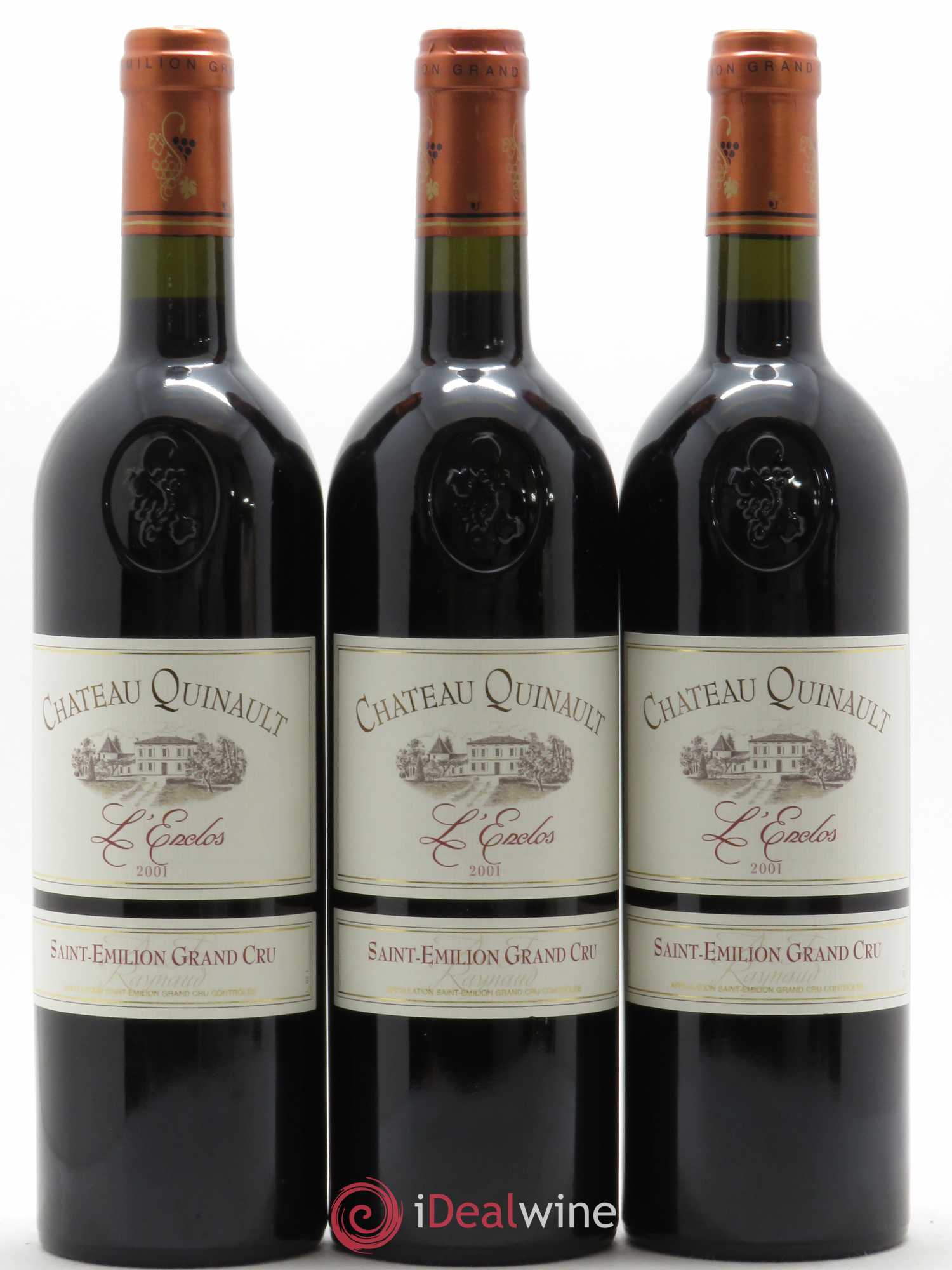 Château Quinault L'Enclos 2001 - Lot de 12 bouteilles - 2