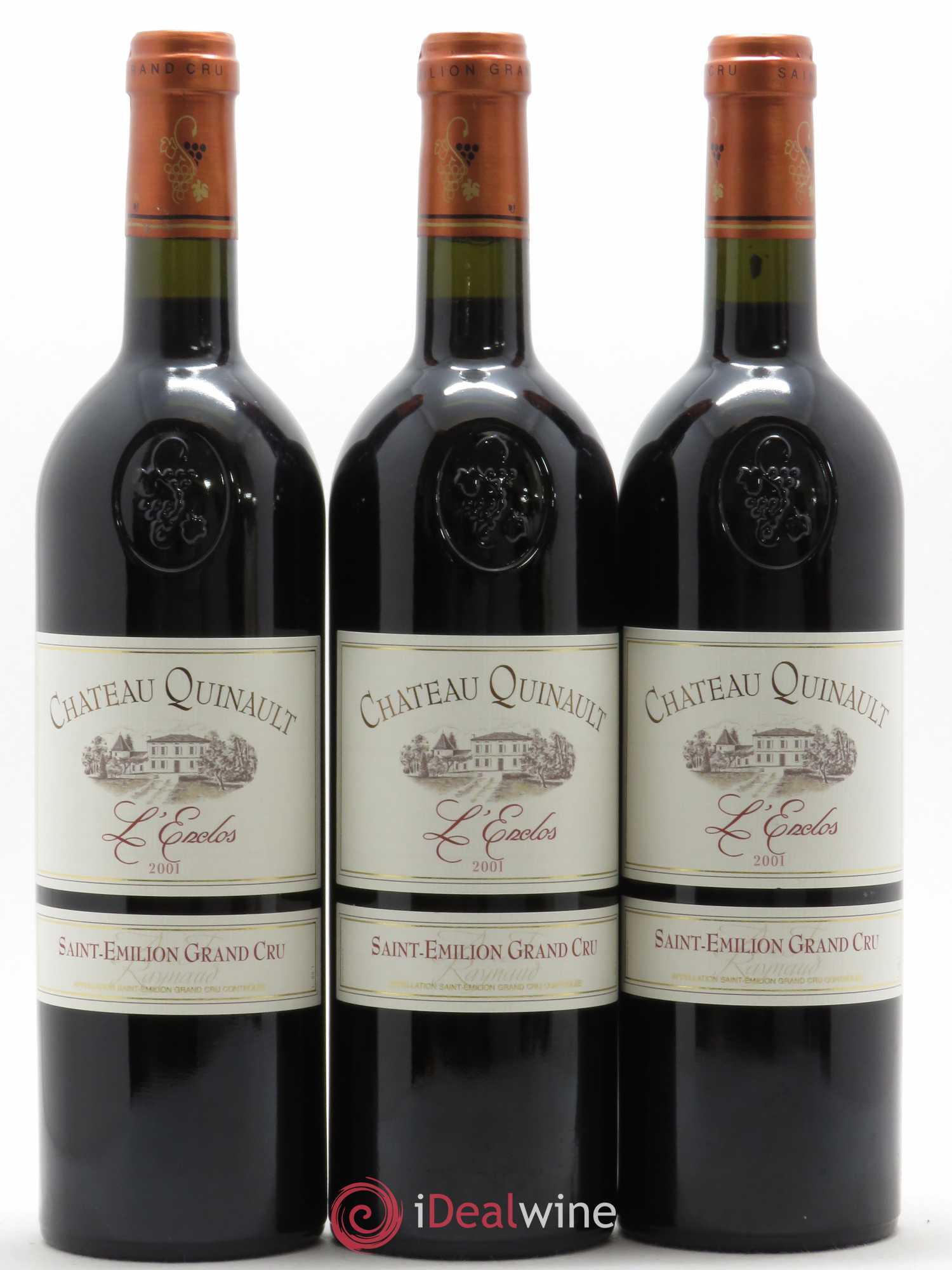 Château Quinault L'Enclos 2001 - Lot de 12 bouteilles - 3