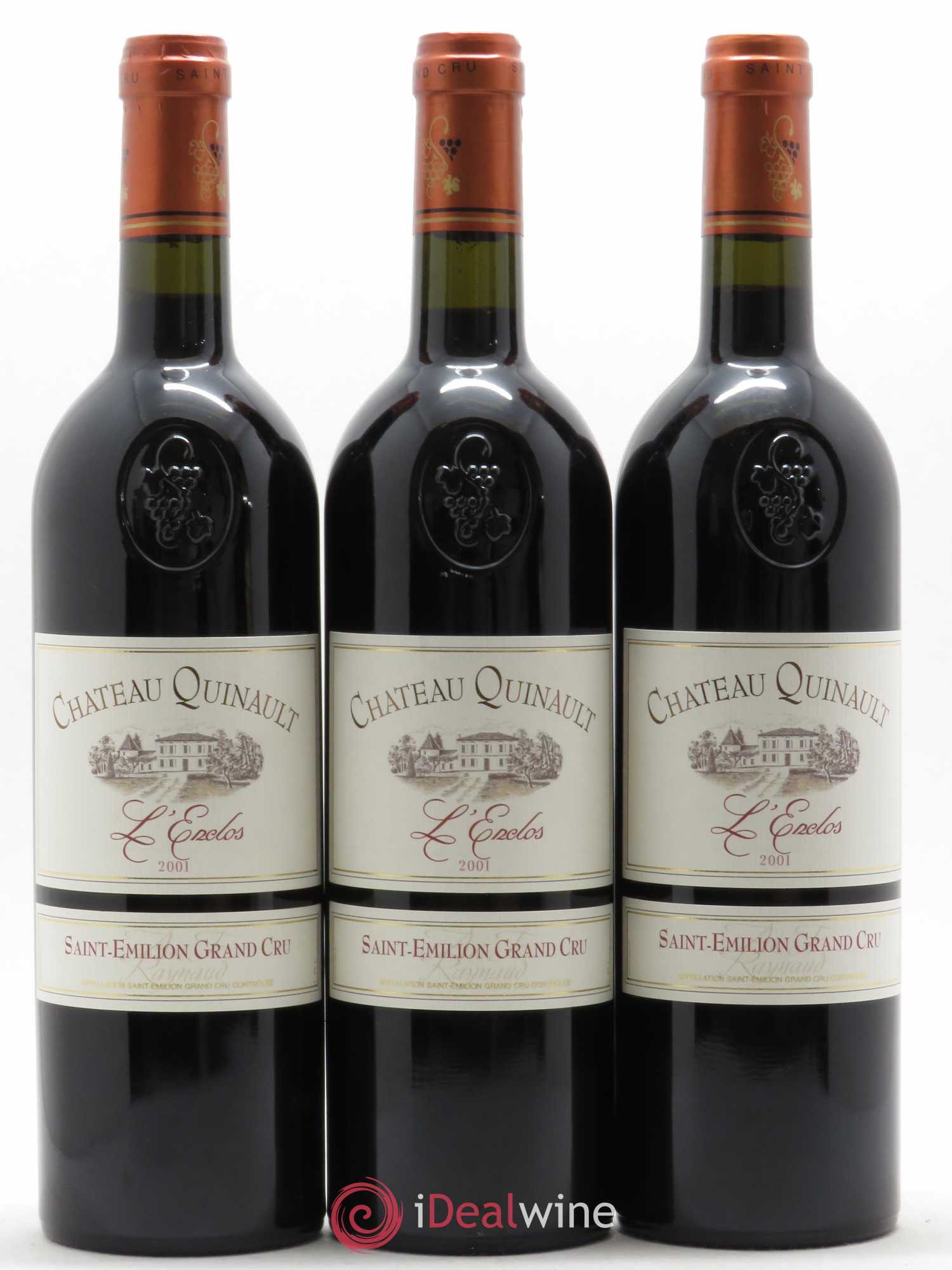 Château Quinault L'Enclos 2001 - Lot de 12 bouteilles - 4