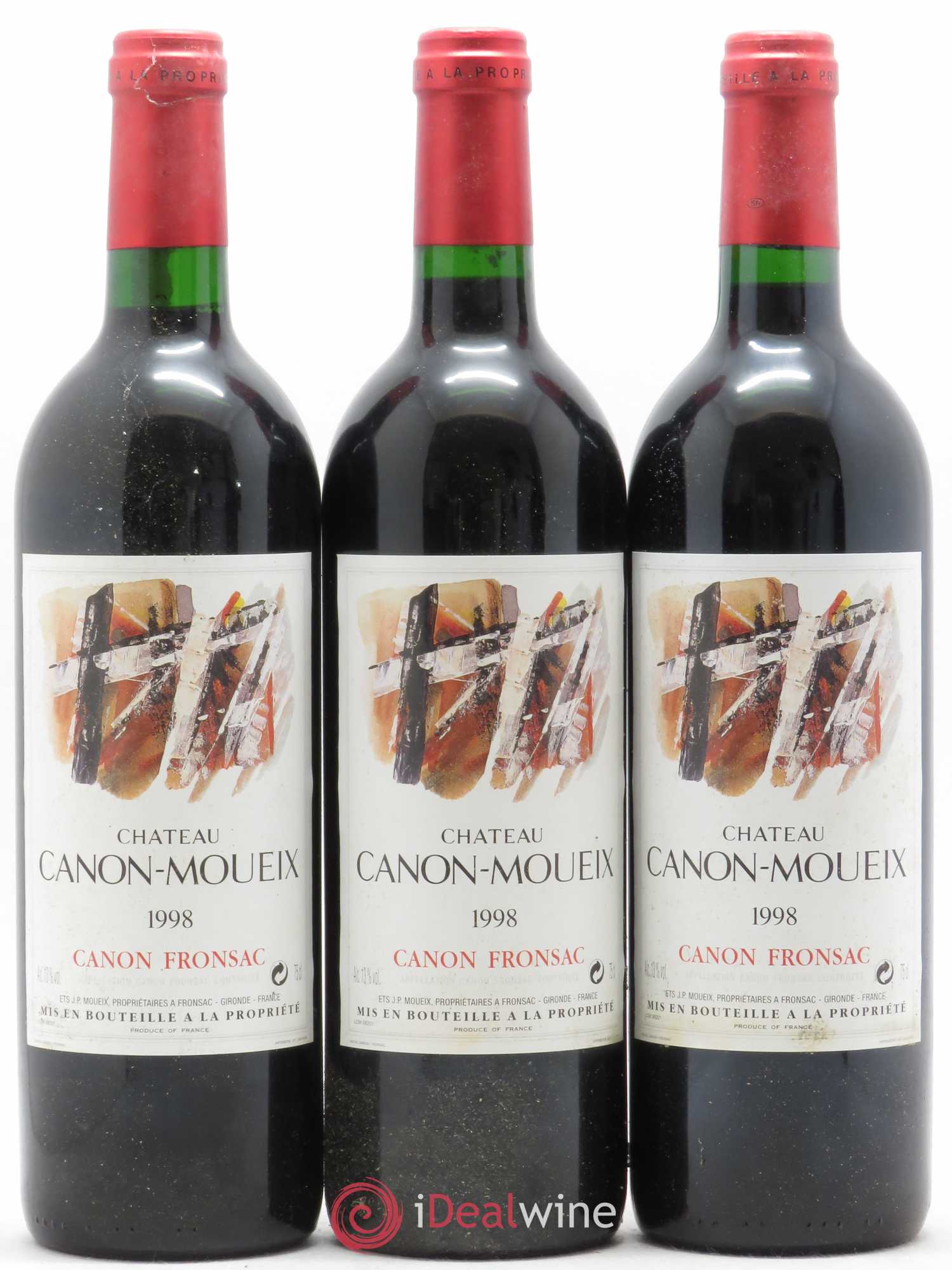 Canon-Fronsac Château Canon-Moueix 1998 - Posten von 12 Flaschen - 3