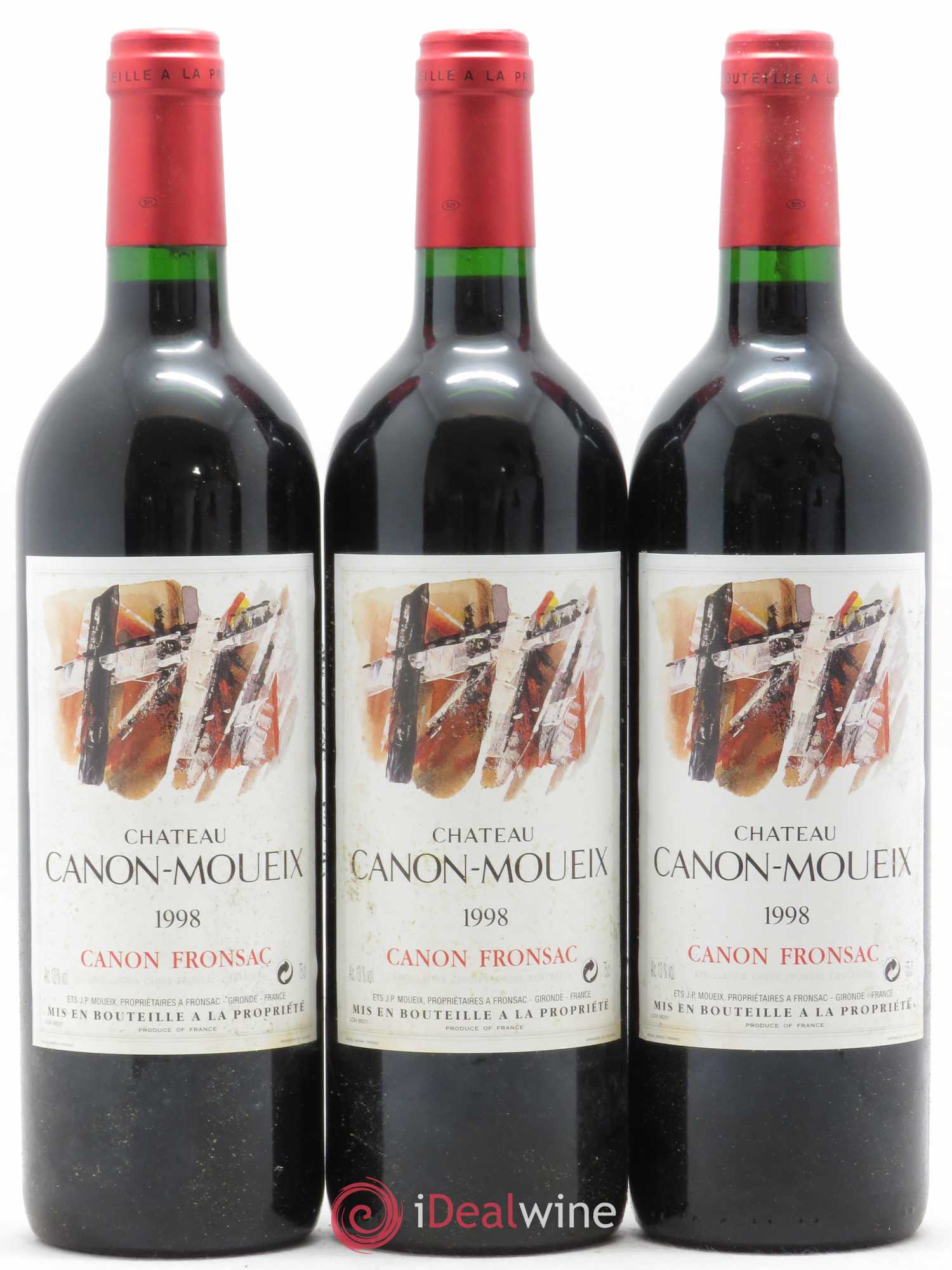 Canon-Fronsac Château Canon-Moueix 1998 - Posten von 12 Flaschen - 4