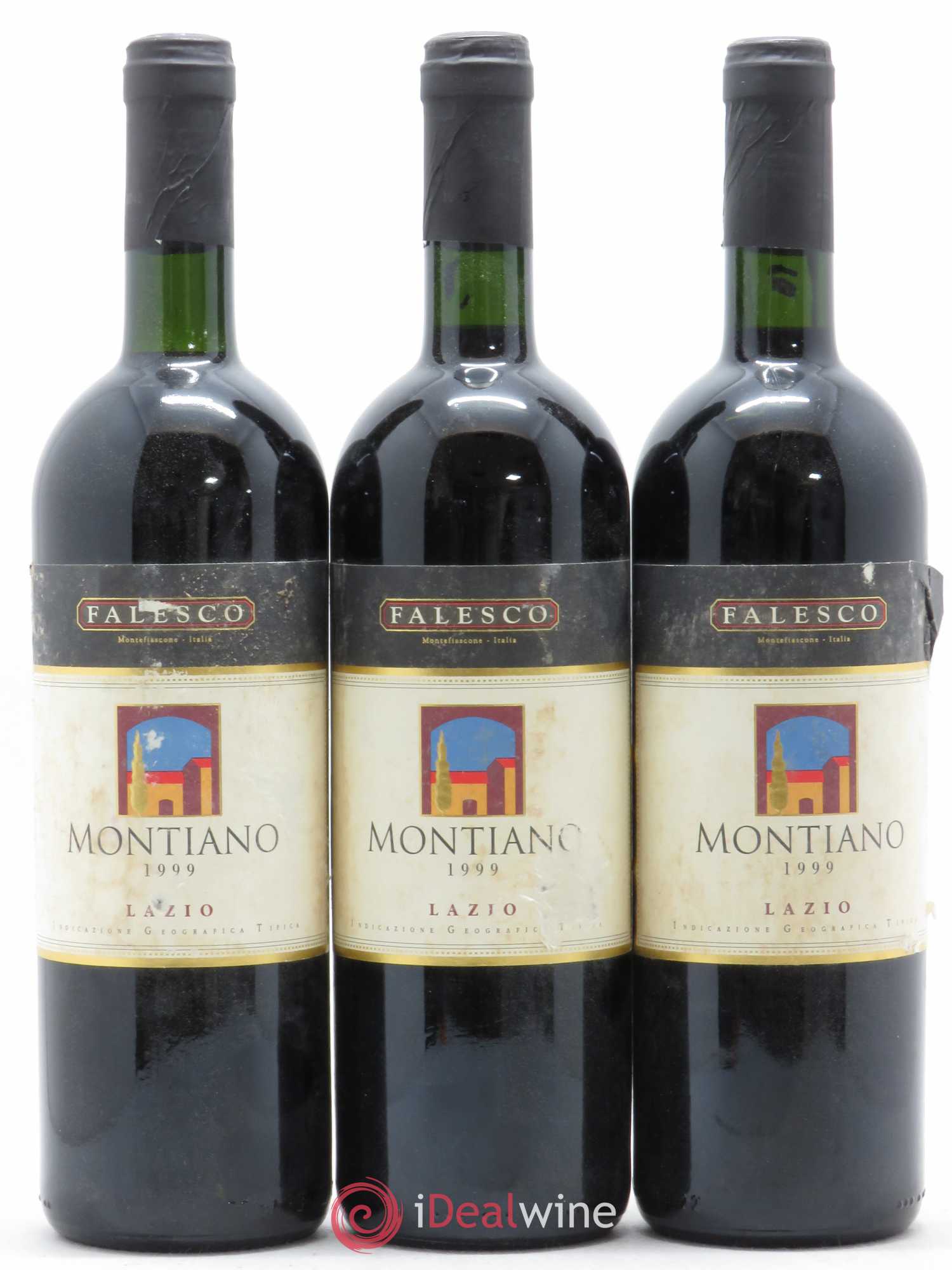Italie Lazio Montiano Falesco 1999 - Lot de 6 bouteilles - 1