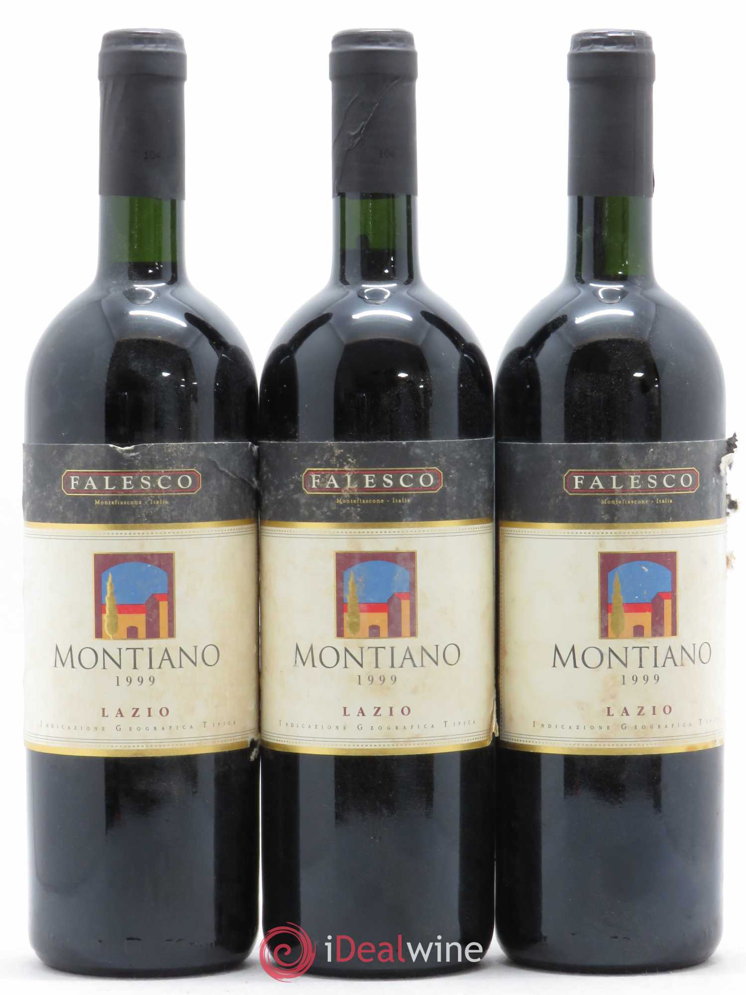 Italie Lazio Montiano Falesco 1999 - Lot de 6 bouteilles - 2