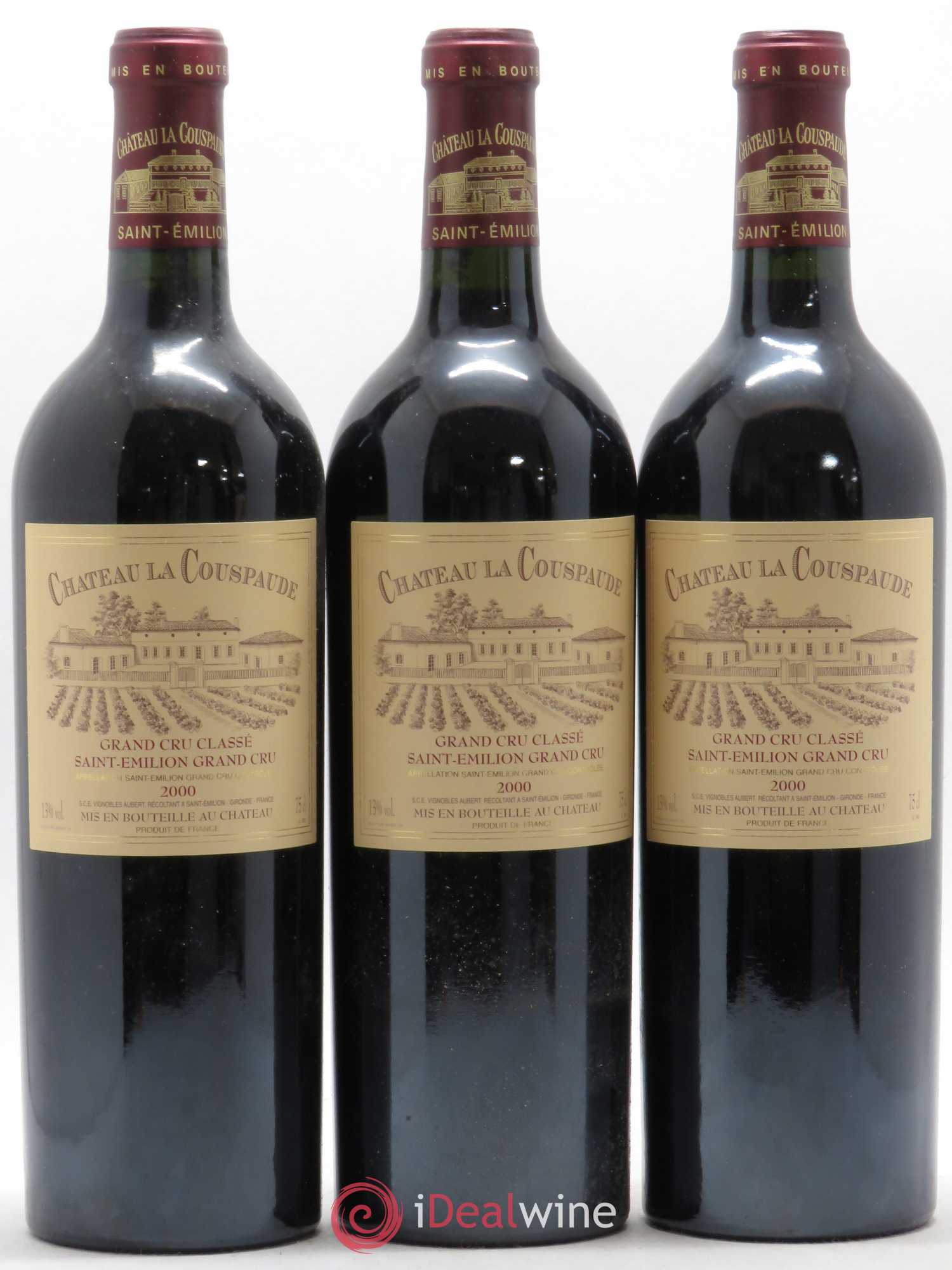 Château la Couspaude Grand Cru Classé 2000 - Lot de 12 bouteilles - 3