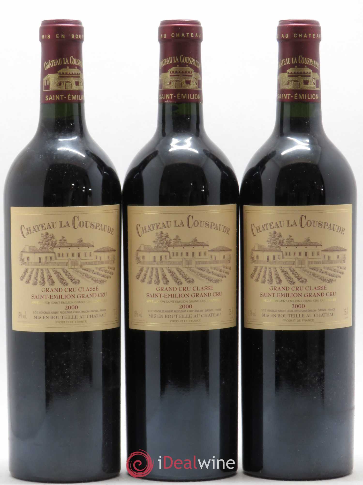 Château la Couspaude Grand Cru Classé 2000 - Lot de 12 bouteilles - 4