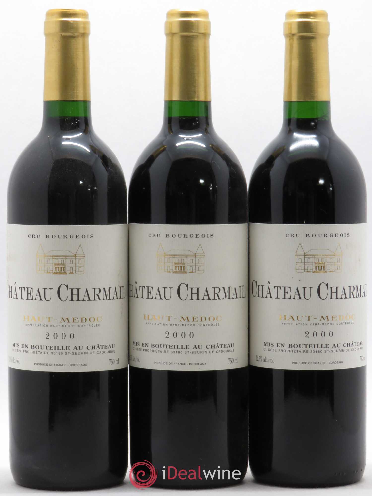Château Charmail Cru Bourgeois 2000 - Lot de 12 bouteilles - 1