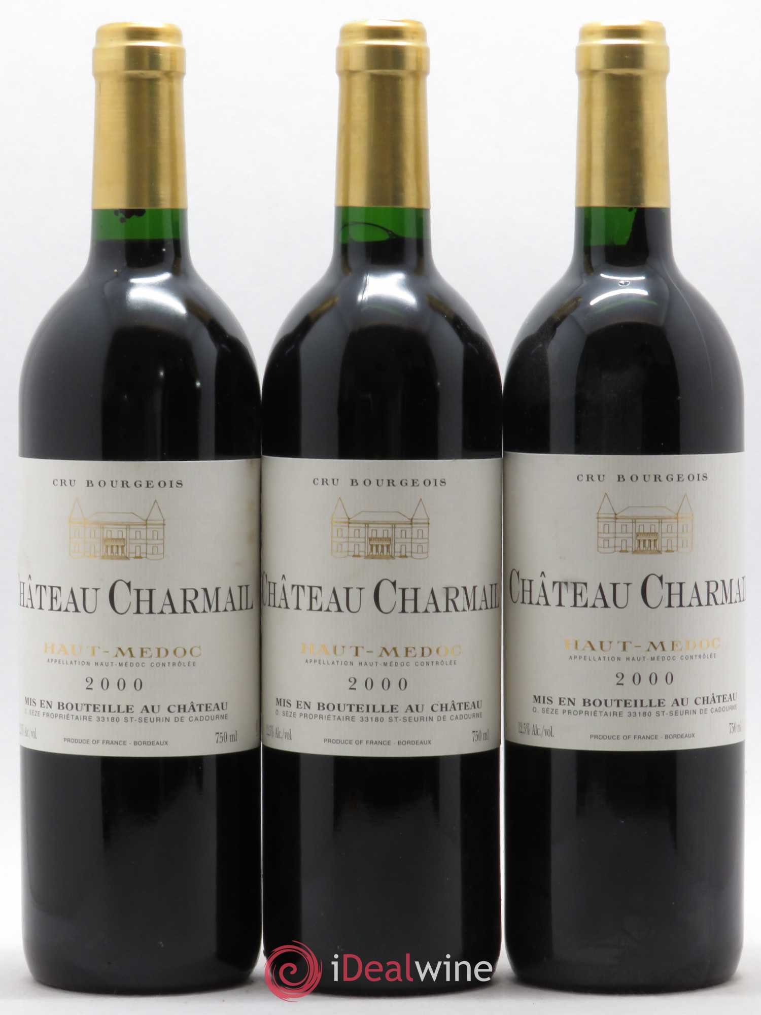Château Charmail Cru Bourgeois 2000 - Lot de 12 bouteilles - 3