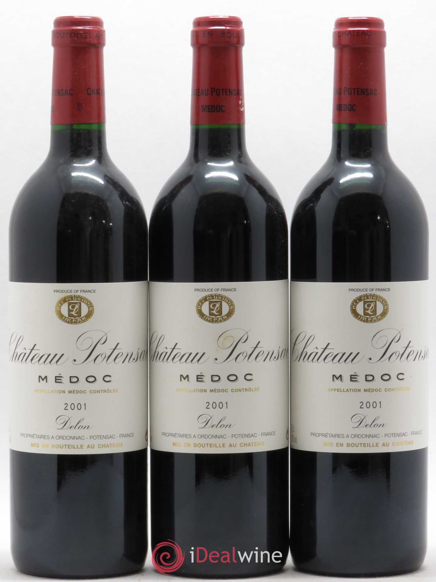 Château Potensac 2001 - Lot de 12 bouteilles - 1