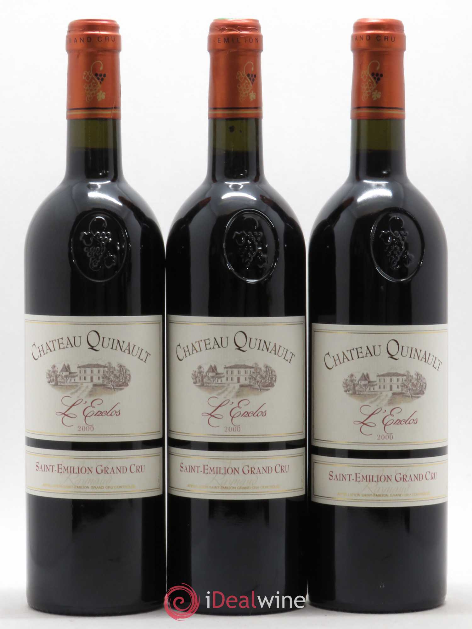 Château Quinault L'Enclos 2000 - Lot de 12 bouteilles - 1