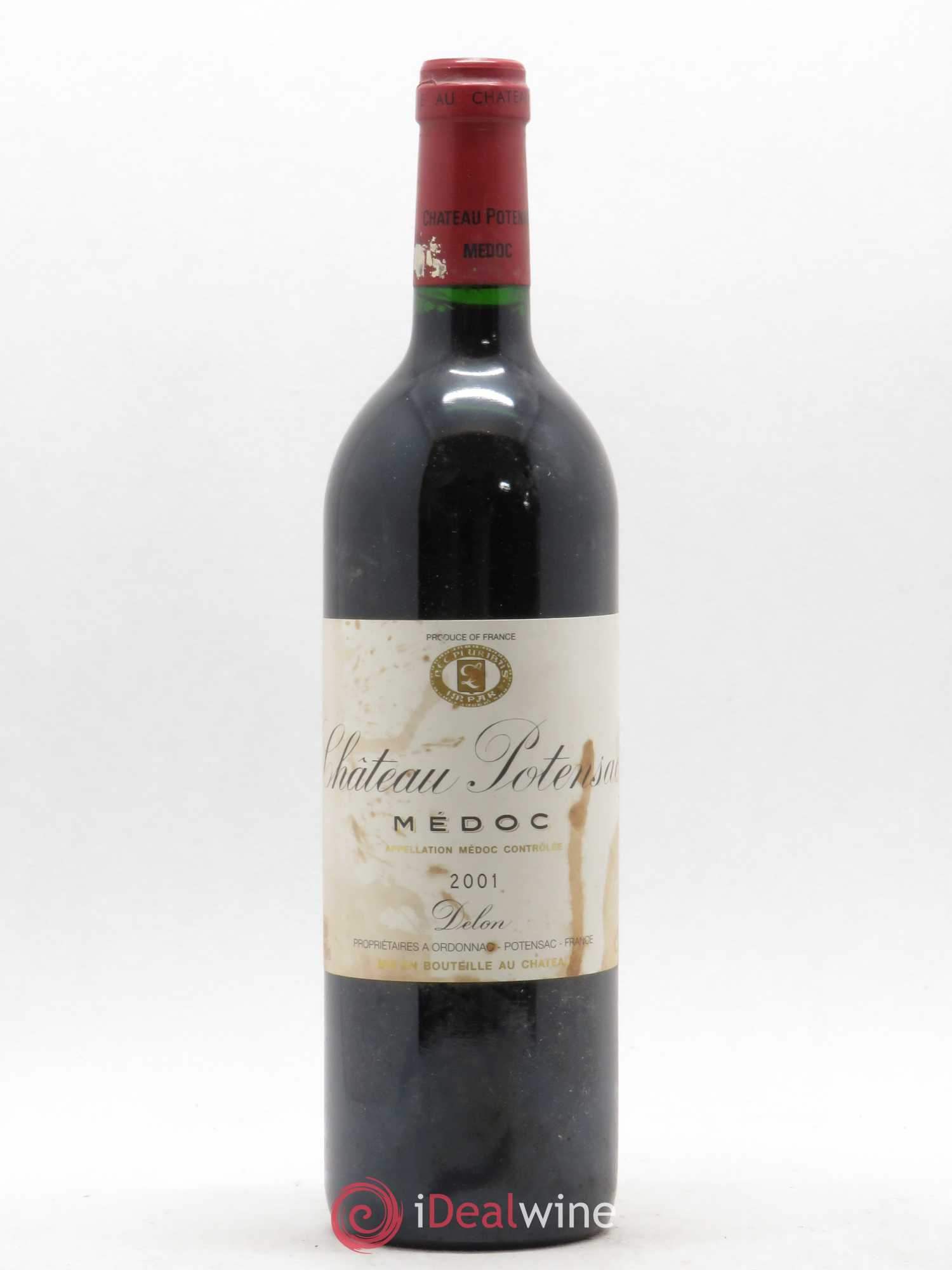 Château Potensac 2001 - Lot de 1 bouteille - 0