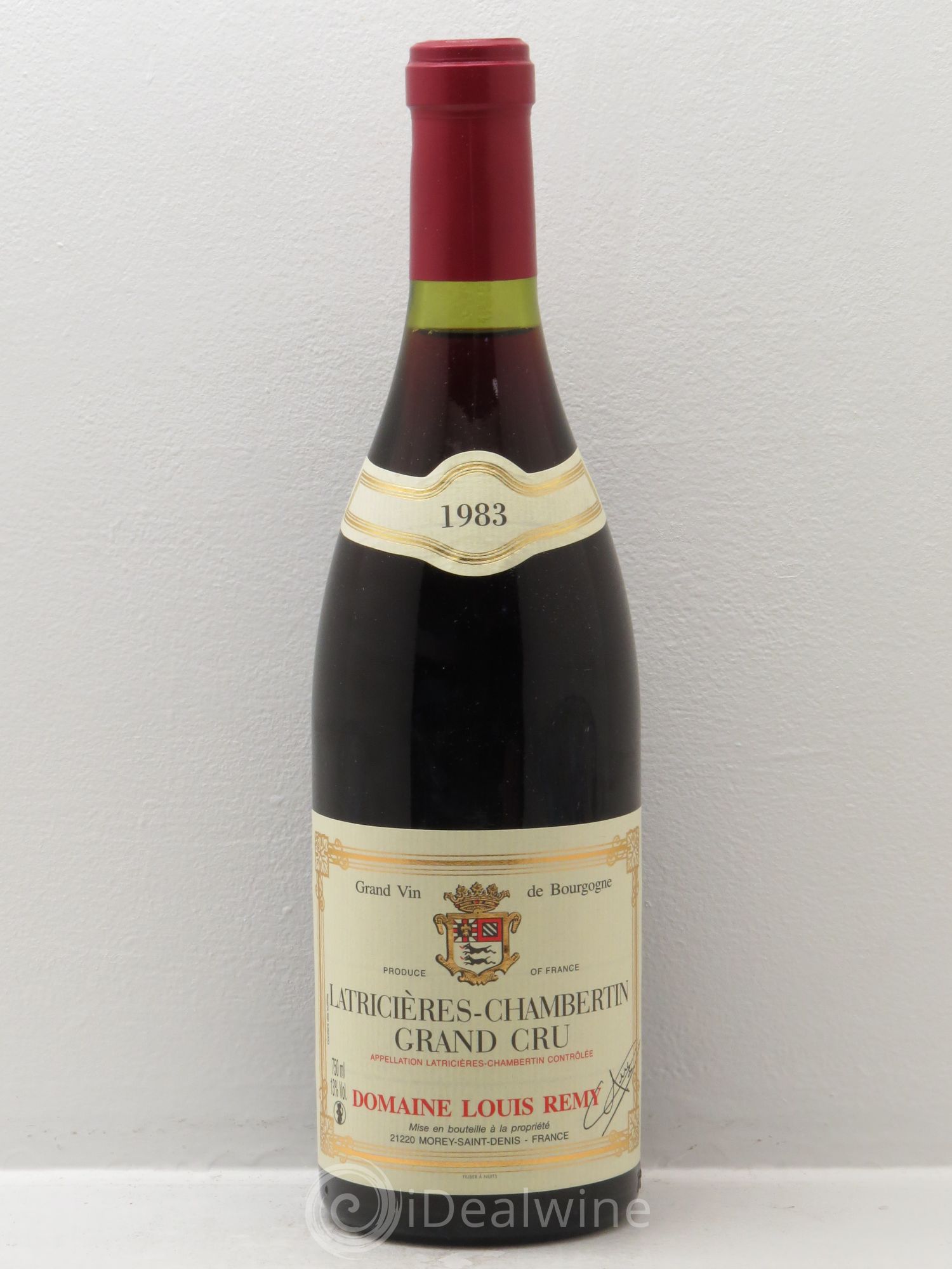 Latricières-Chambertin Grand Cru Louis Rémy 1983 - Lot de 6 bouteilles - 0