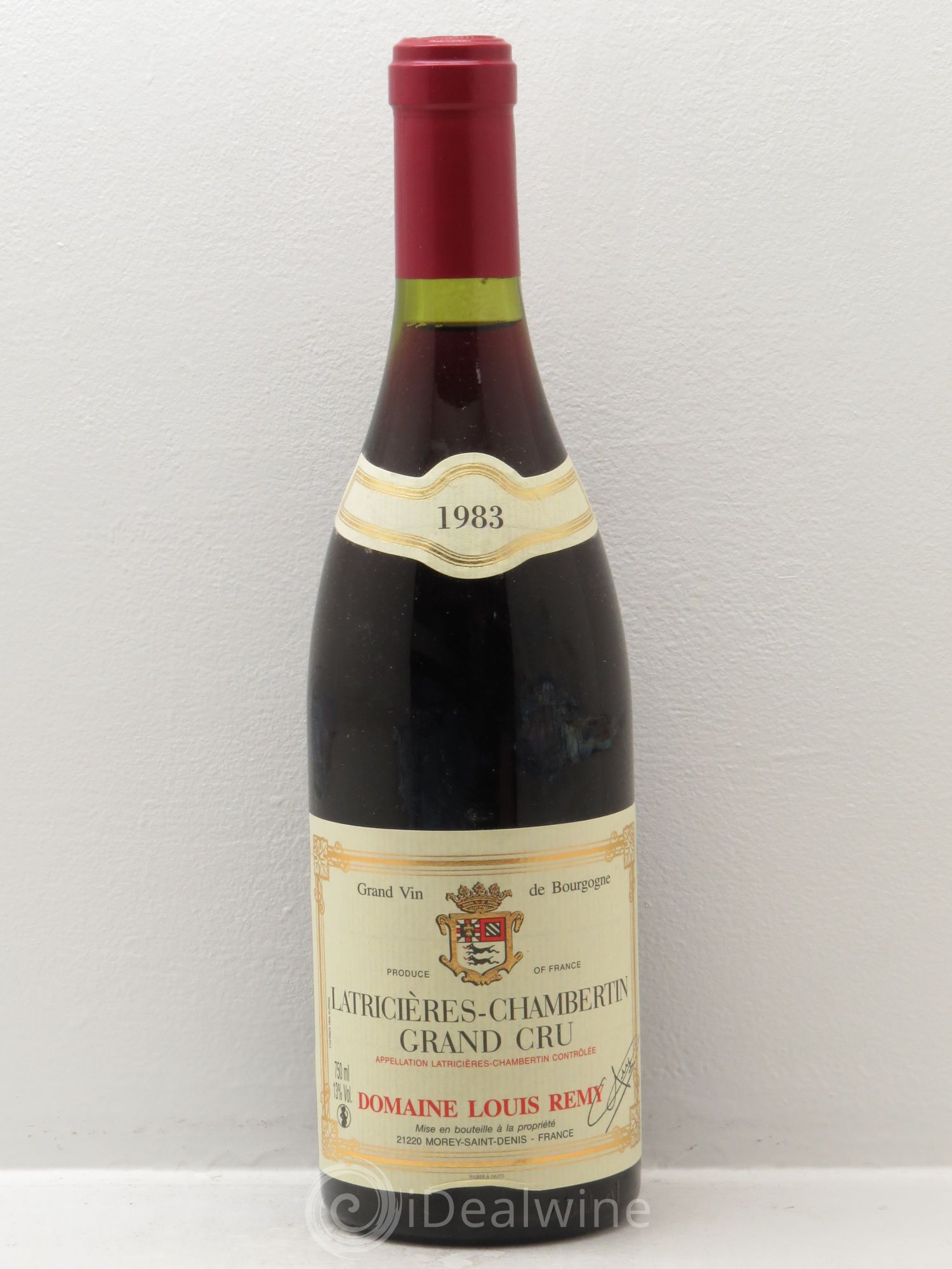 Latricières-Chambertin Grand Cru Louis Rémy 1983 - Lot de 6 bouteilles - 0