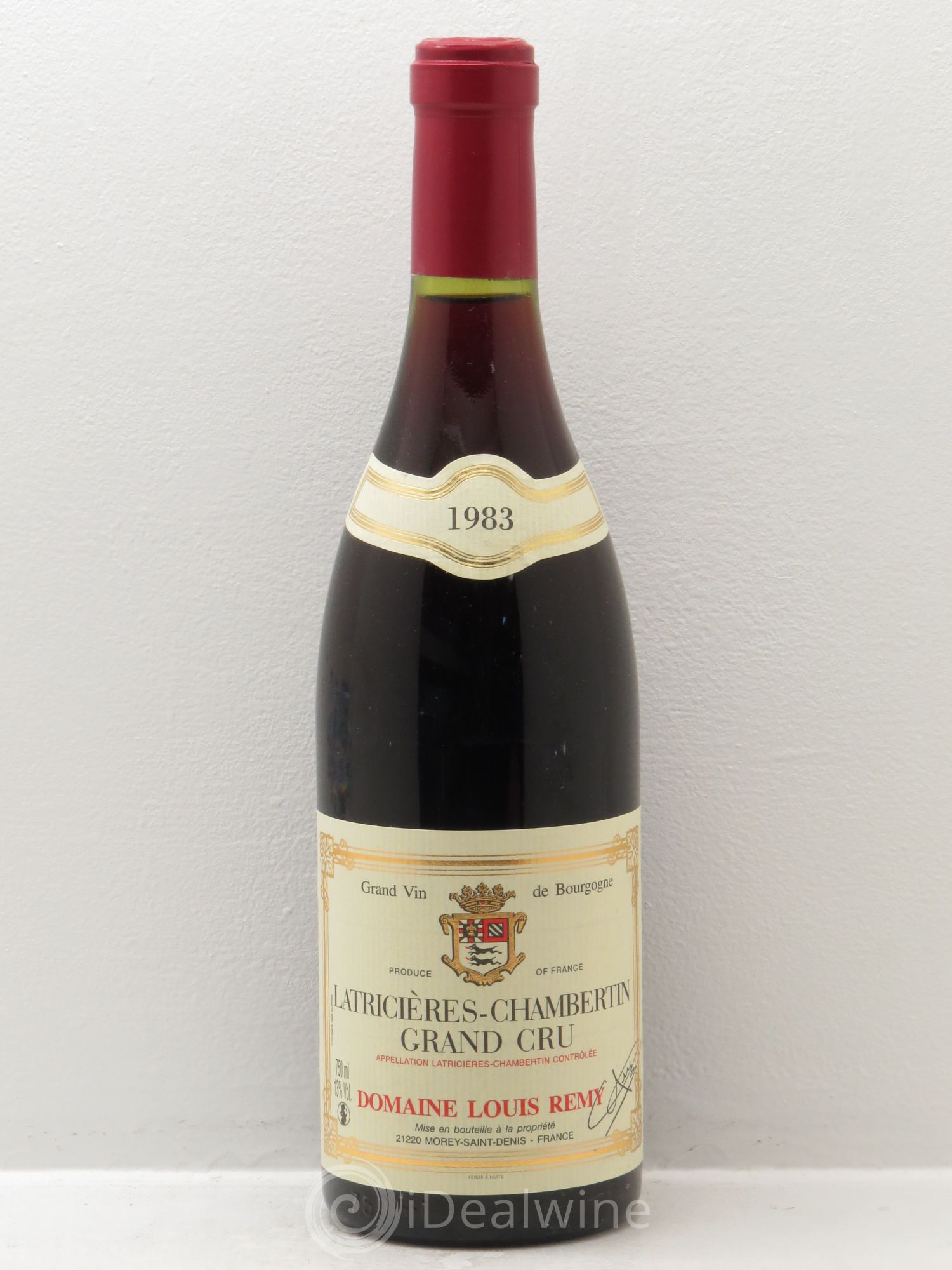 Latricières-Chambertin Grand Cru Louis Rémy 1983 - Lot de 6 bouteilles - 0