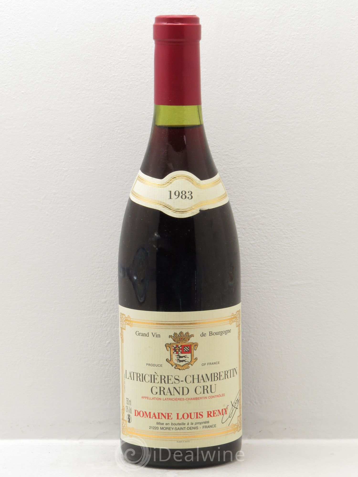 Latricières-Chambertin Grand Cru Louis Rémy 1983 - Lot de 6 bouteilles - 0