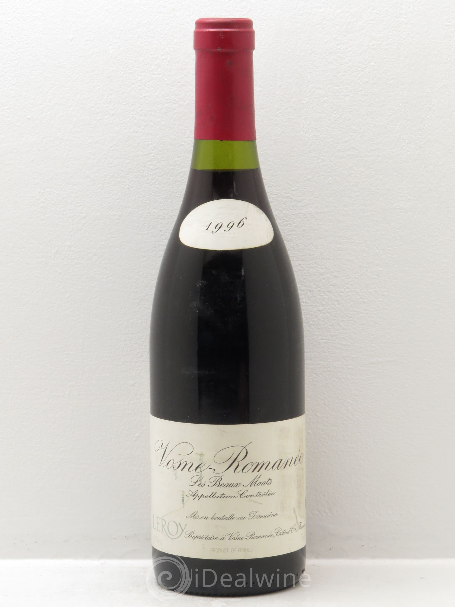 Vosne-Romanée 1er Cru Les Beaux-Monts Leroy (Domaine) 1996 - Lot de 1 bouteille - 0
