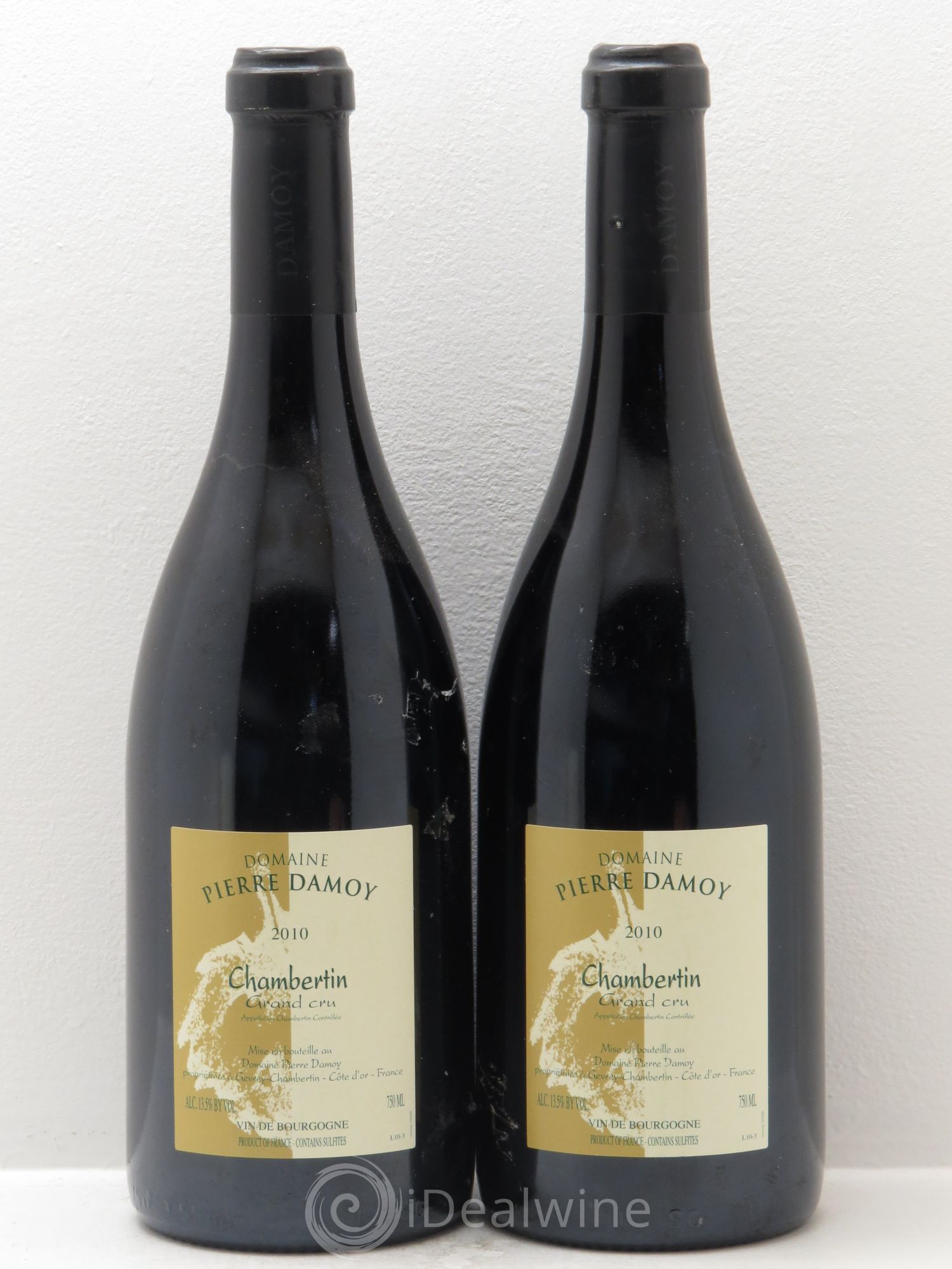 Chambertin Grand Cru Pierre Damoy 2010 - Lot de 2 bouteilles - 0