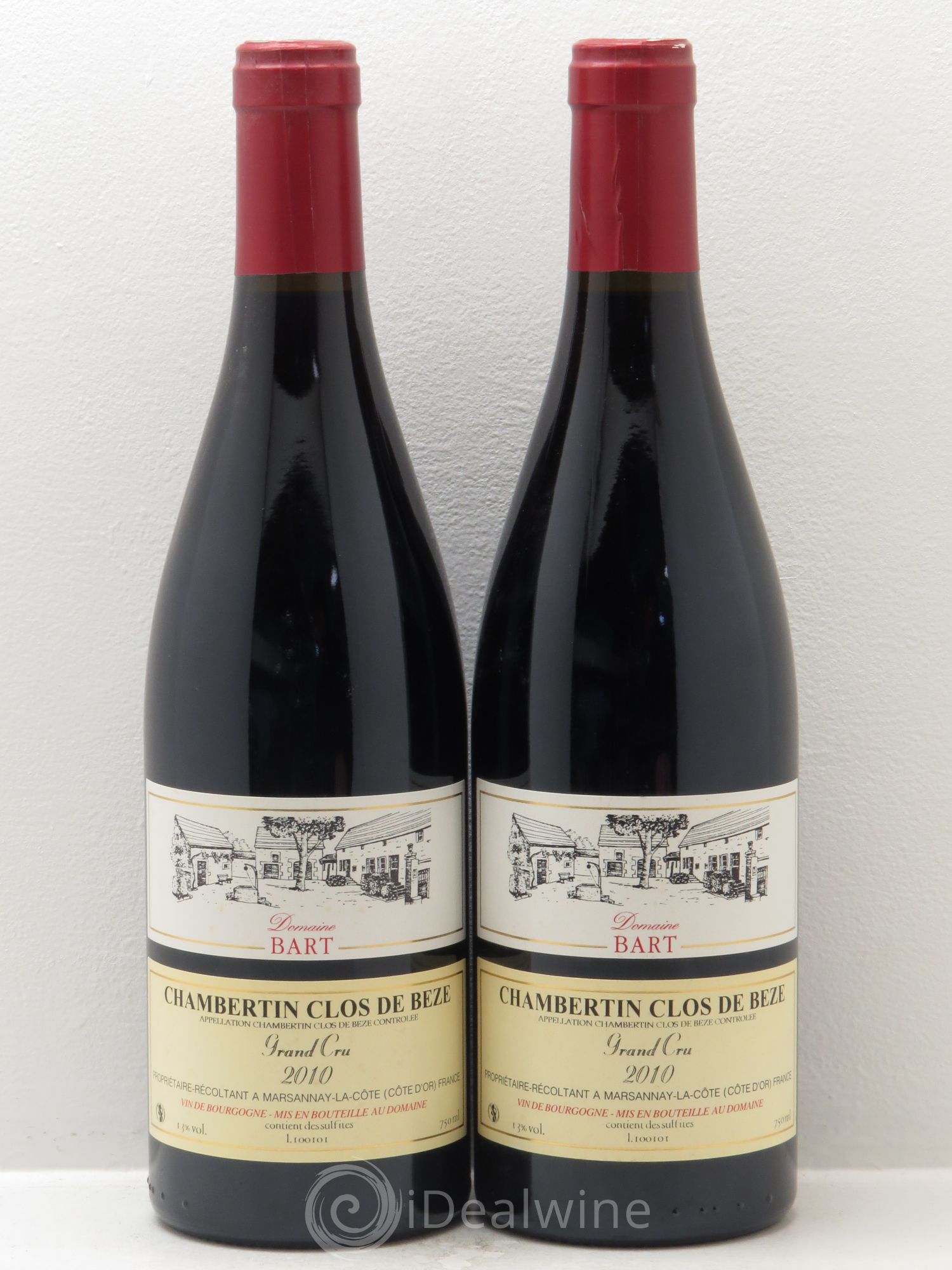 Chambertin Clos de Bèze Grand Cru Domaine Bart 2010 - Lot de 2 bouteilles - 0