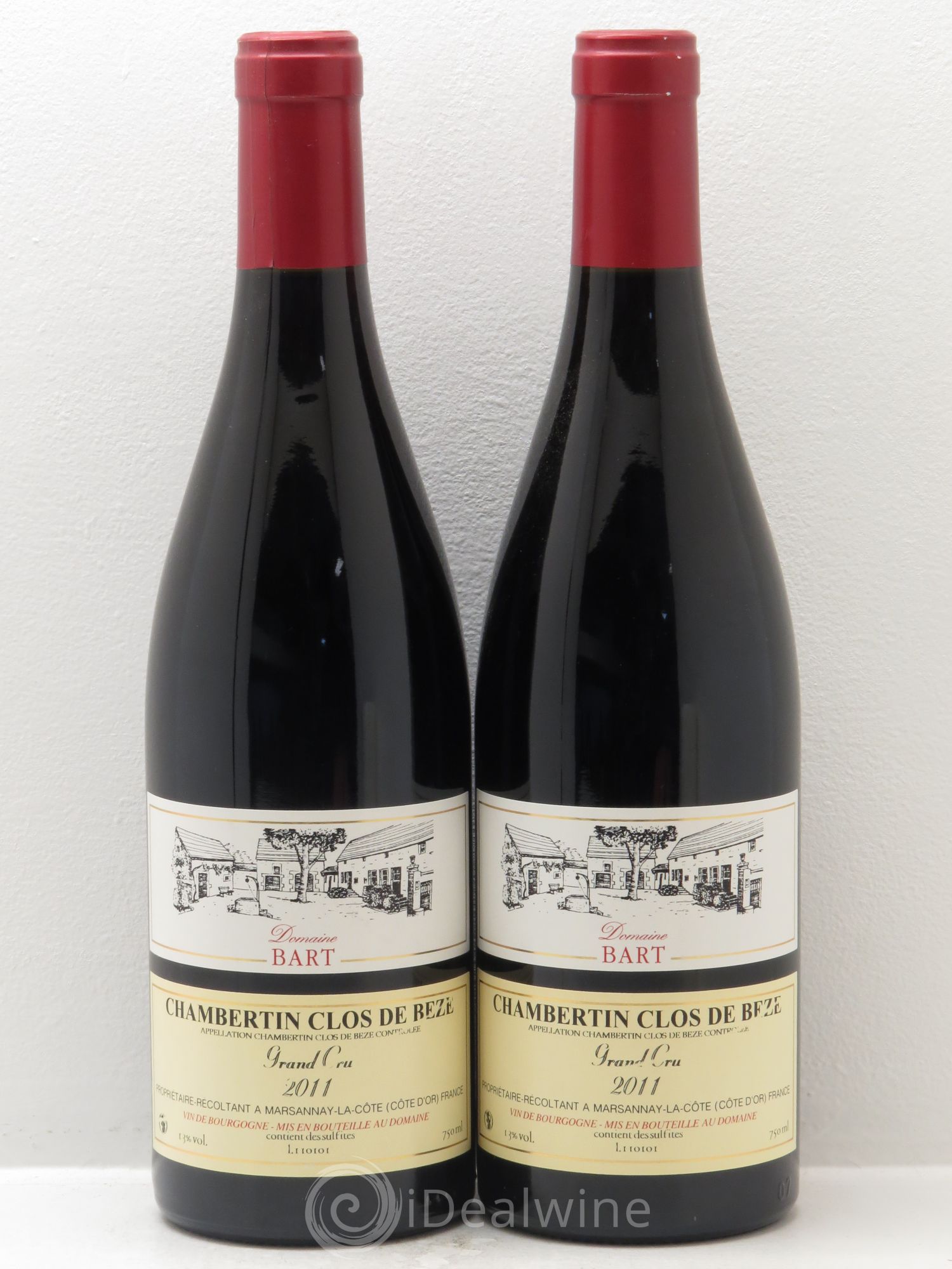Chambertin Clos de Bèze Grand Cru Domaine Bart 2011 - Posten von 2 Flaschen - 0