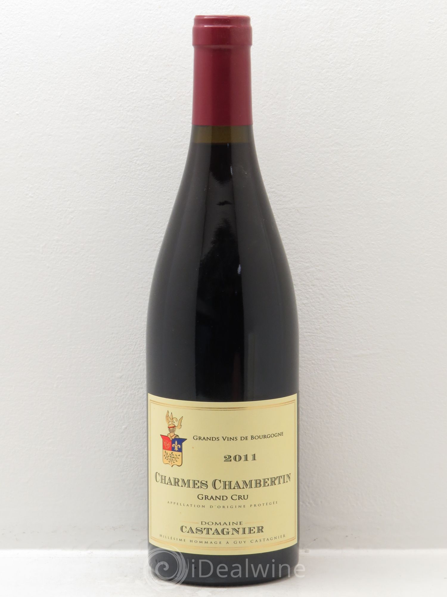 Charmes-Chambertin Grand Cru Domaine Castagnier 2011 - Lot de 1 bouteille - 0
